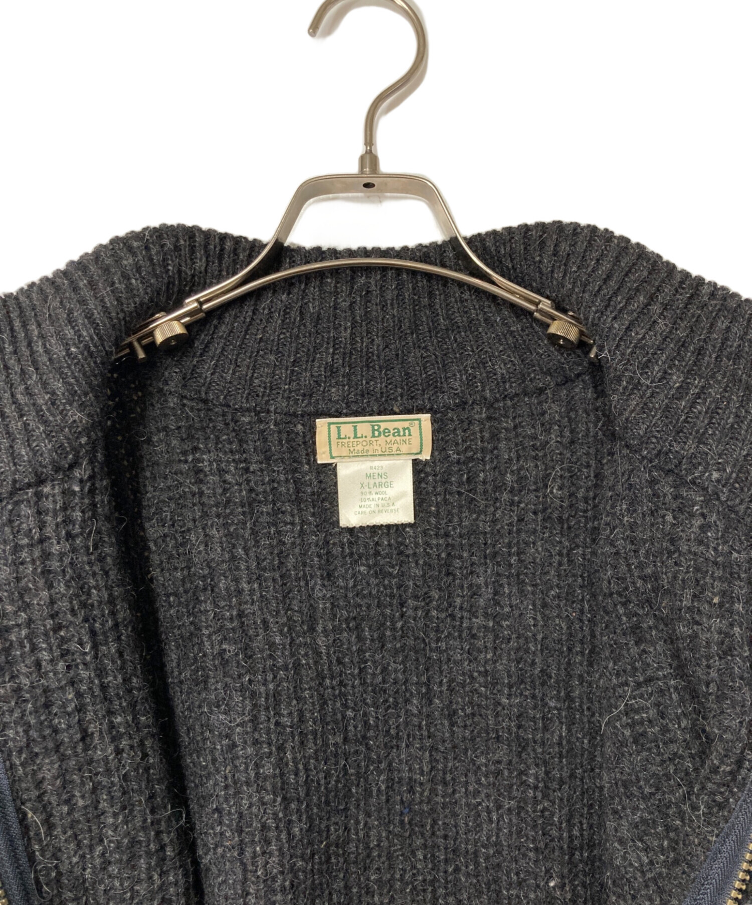 中古・古着通販】L.L.Bean (エルエルビーン) 80~90's USA製 アルパカ混