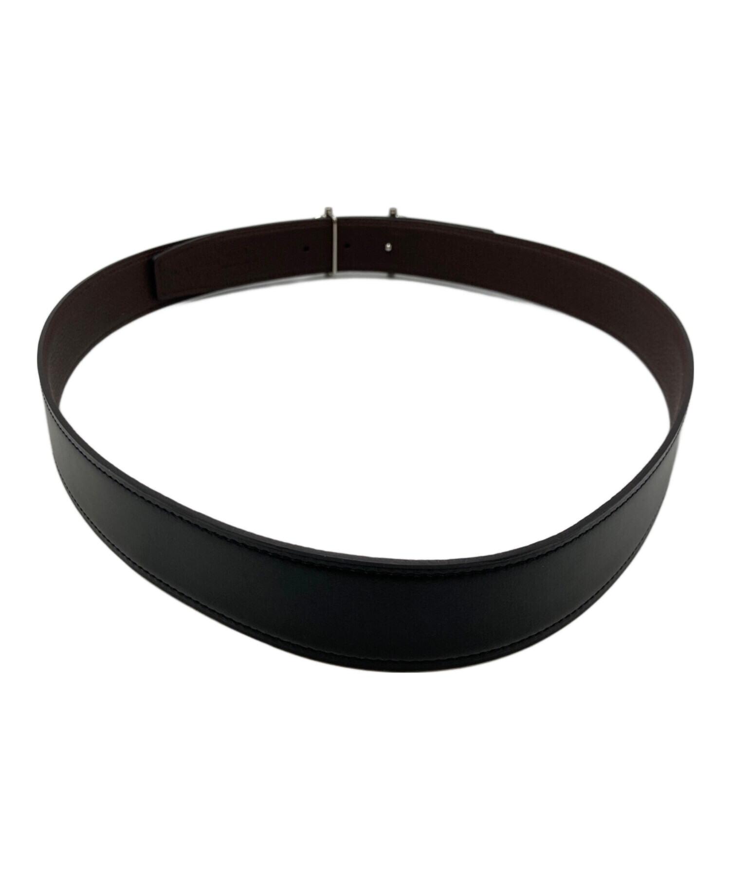 【中古品】HERMES ブラックベルト 中古・古着通販】HERMES (エルメス) ロワイヤル ベルト 32mm ブラック