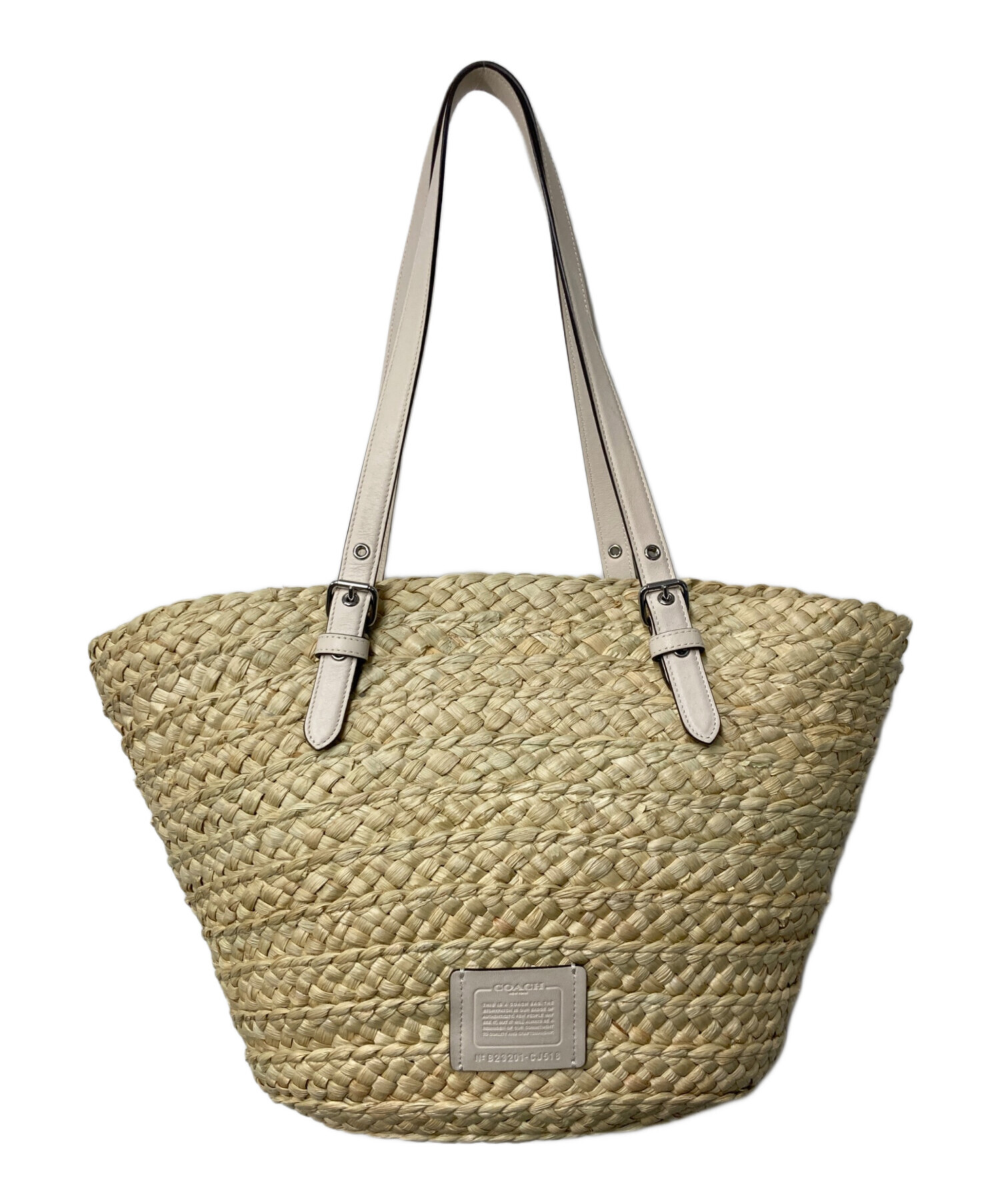 [新品・未使用]　コーチ ラージトート かごバック　CJ518 楽天市場】COACH コーチ CJ518 ラージ トート かごバッグ ハンドバッグ