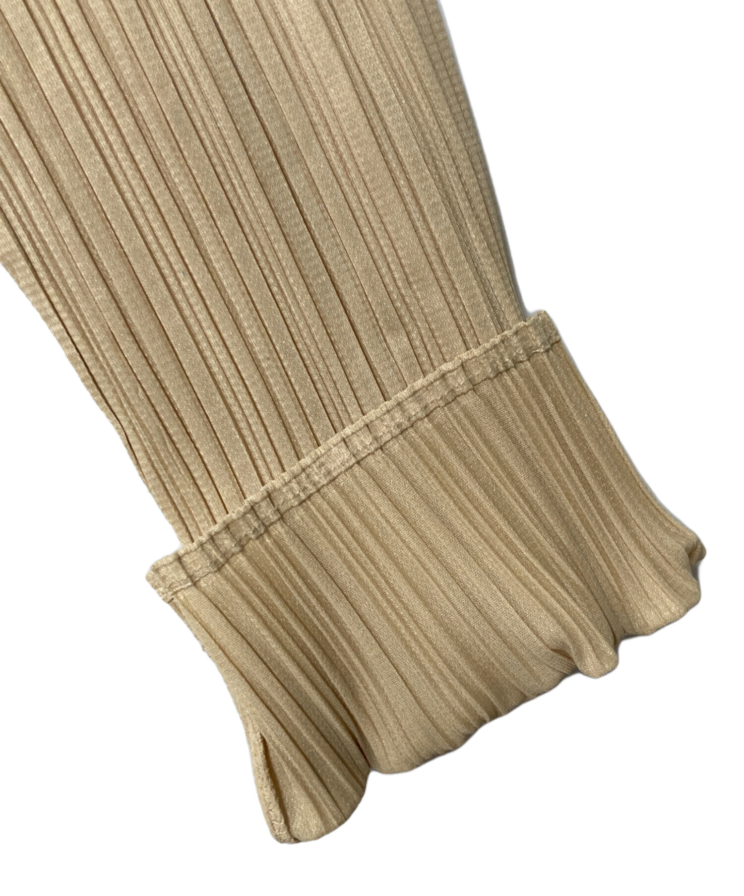 極美品✨PLEATS PLEASE プリーツ　カーディガン　ベージュ　大きめ 極美品✨PLEATS PLEASE プリーツ カーディガン ベージュ 大きめ