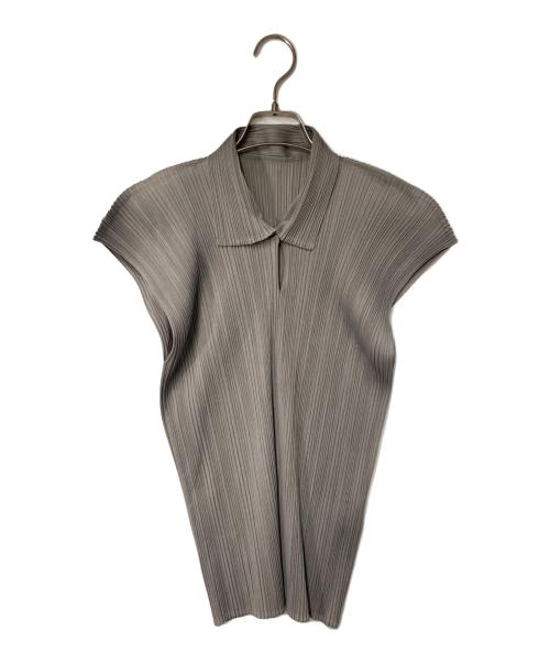 PLEATS PLEASE ノースリーブシャツ 中古・古着通販】PLEATS PLEASE (プリーツプリーズ) プリーツ