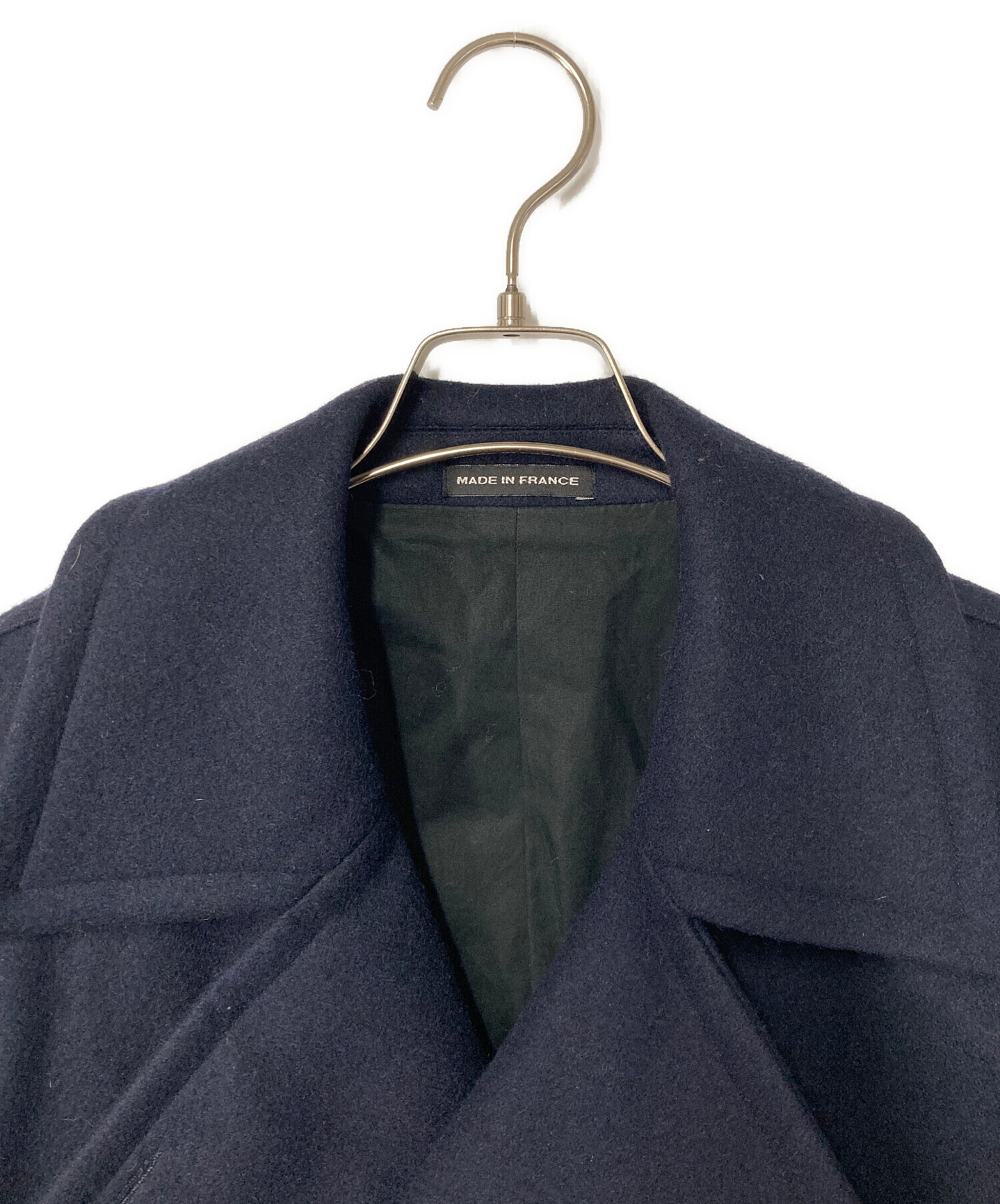 アニエスベー コート Made in France ネイビー agnes b. homme
