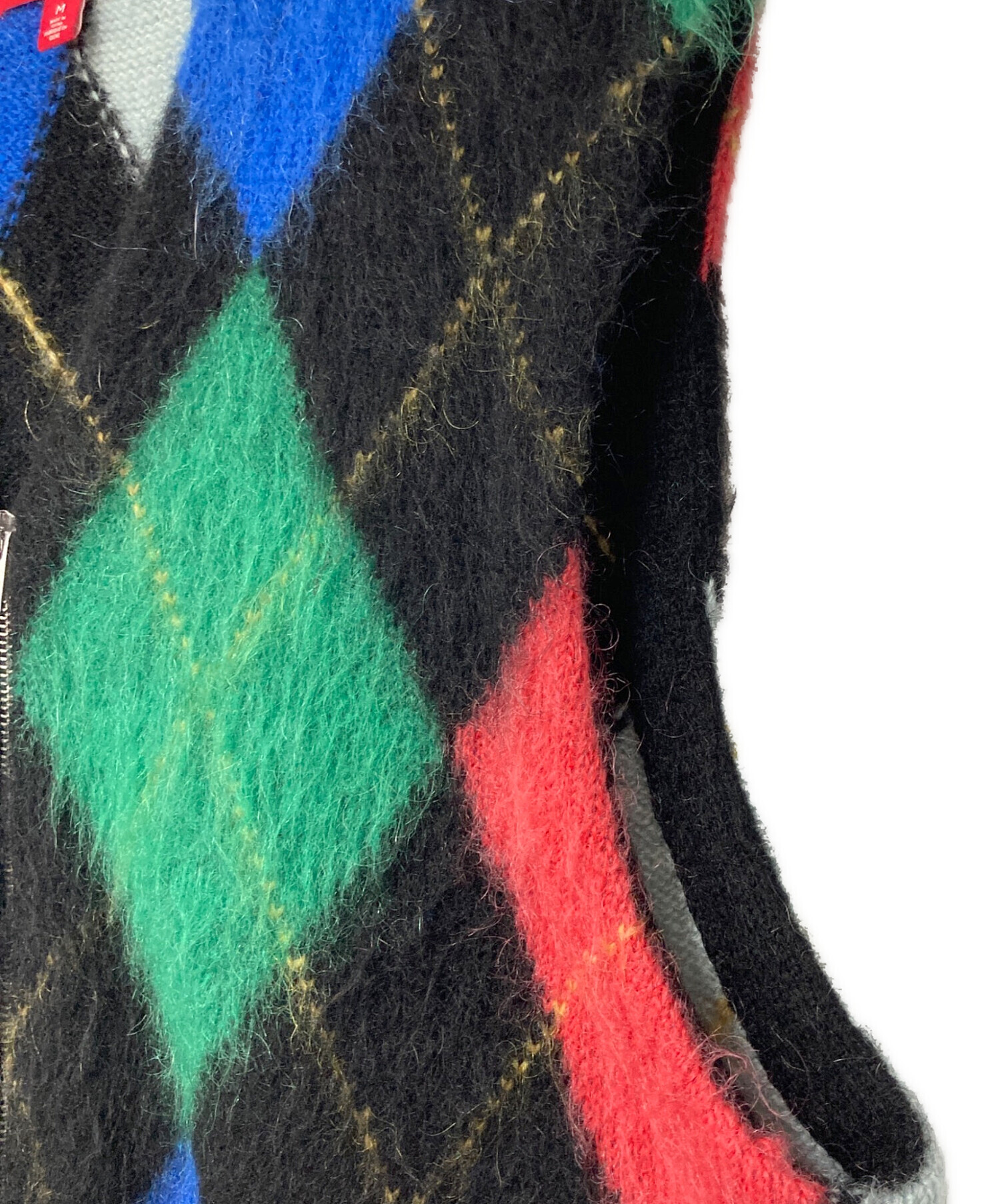 中古・古着通販】SUPREME (シュプリーム) 24SS Brushed Argyle Zip Up