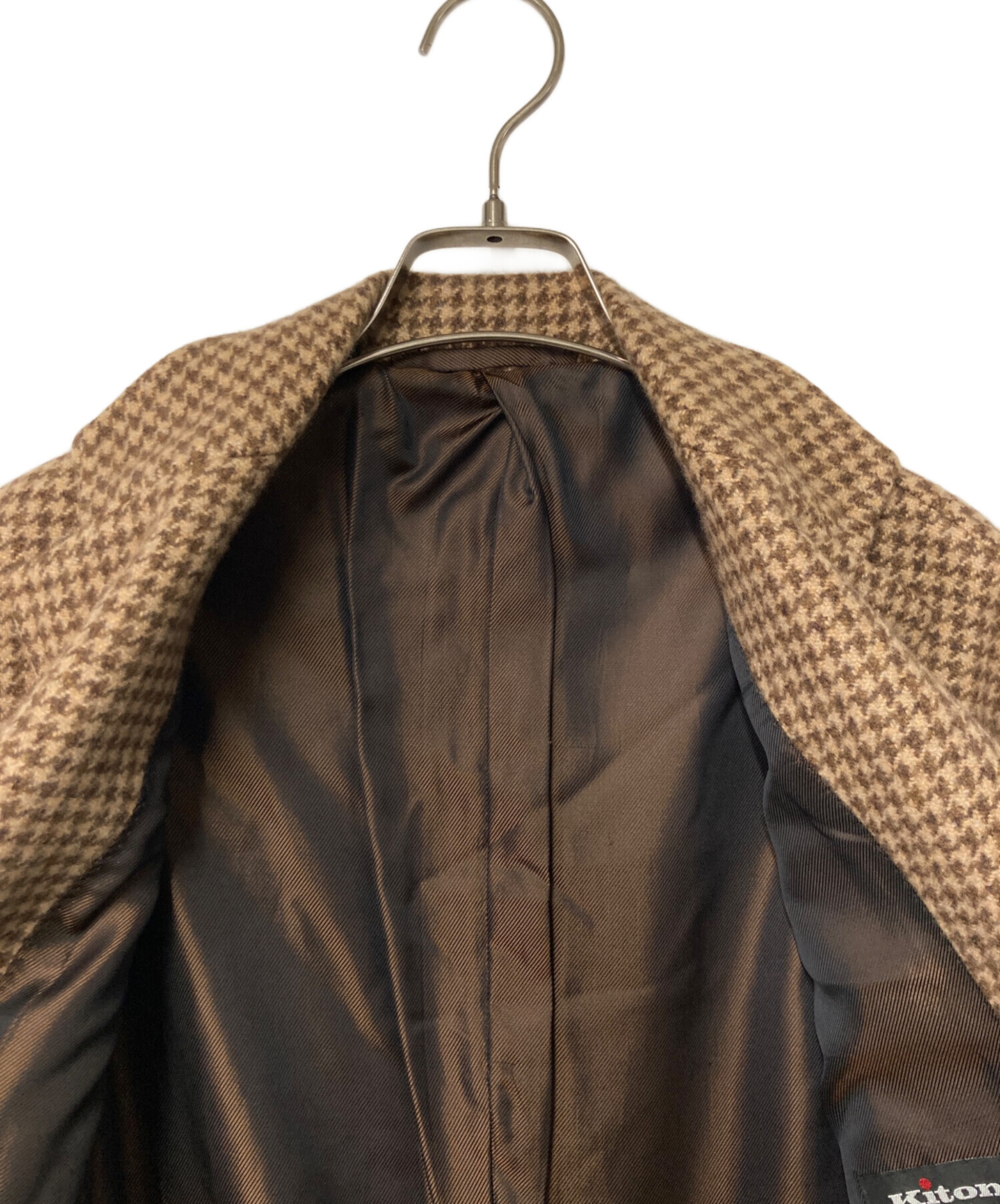 中古・古着通販】kiton (キートン) カシミヤ ハウンドトゥース