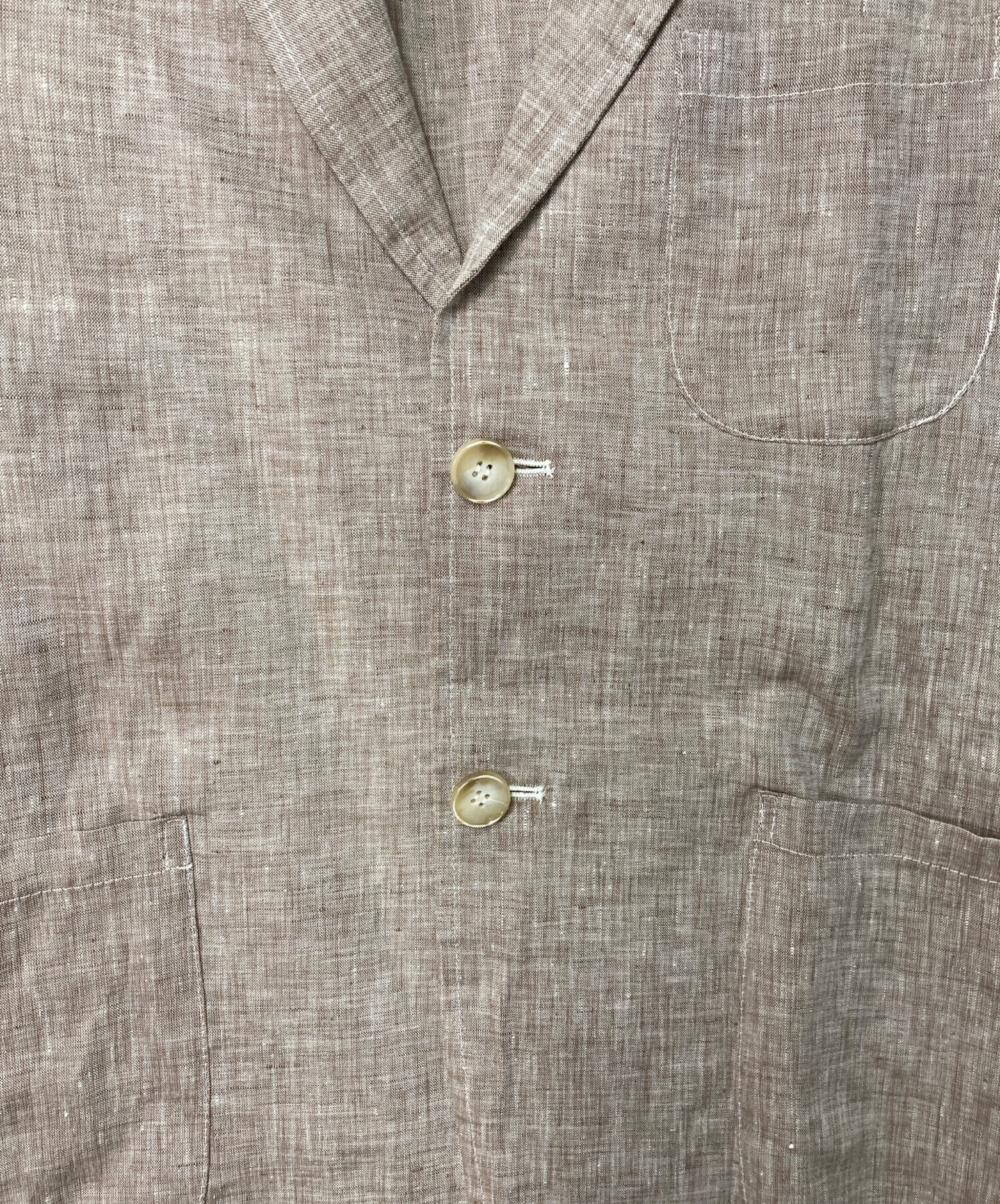中古・古着通販】giannetto (ジャンネット) リネン2Bテーラード