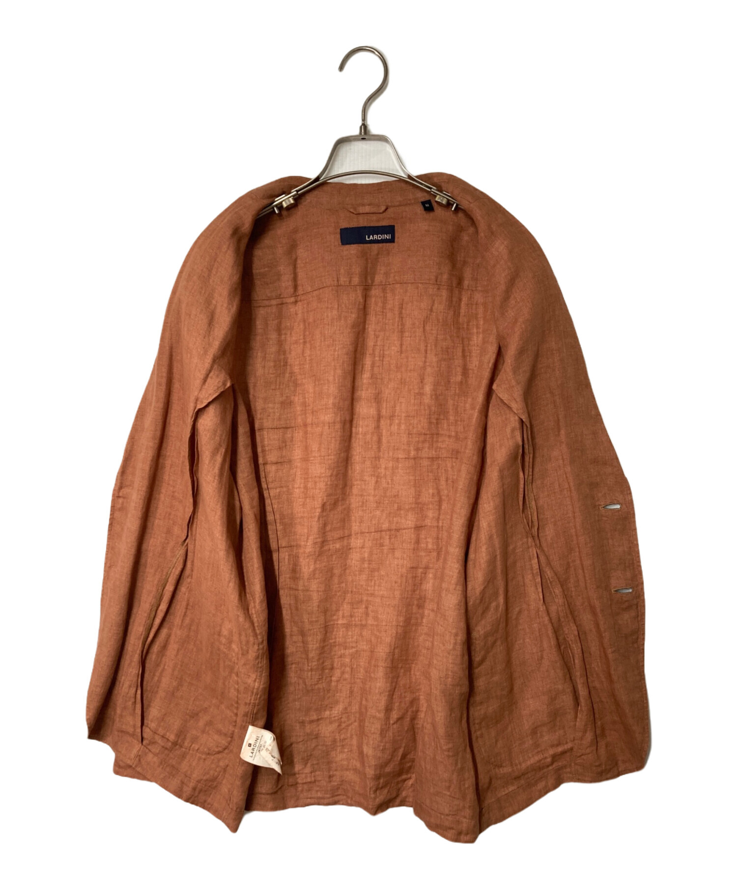 LARDINI ラルディーニ コットンリネン セットアップ ブラウン 50 中古・古着通販】LARDINI (ラルディーニ) リネンシャツジャケット