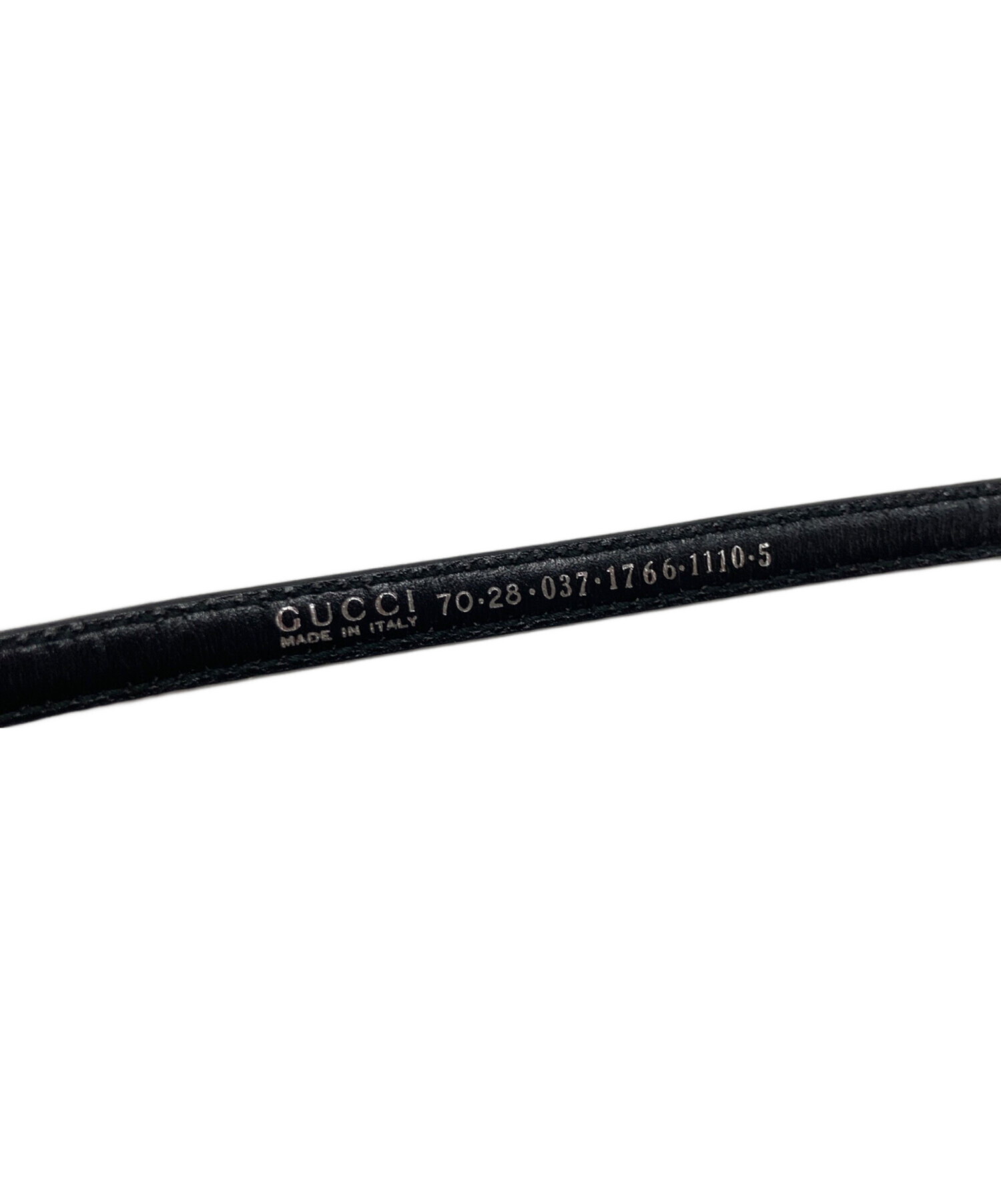 中古・古着通販】GUCCI (グッチ) ホースビットベルト ブラック