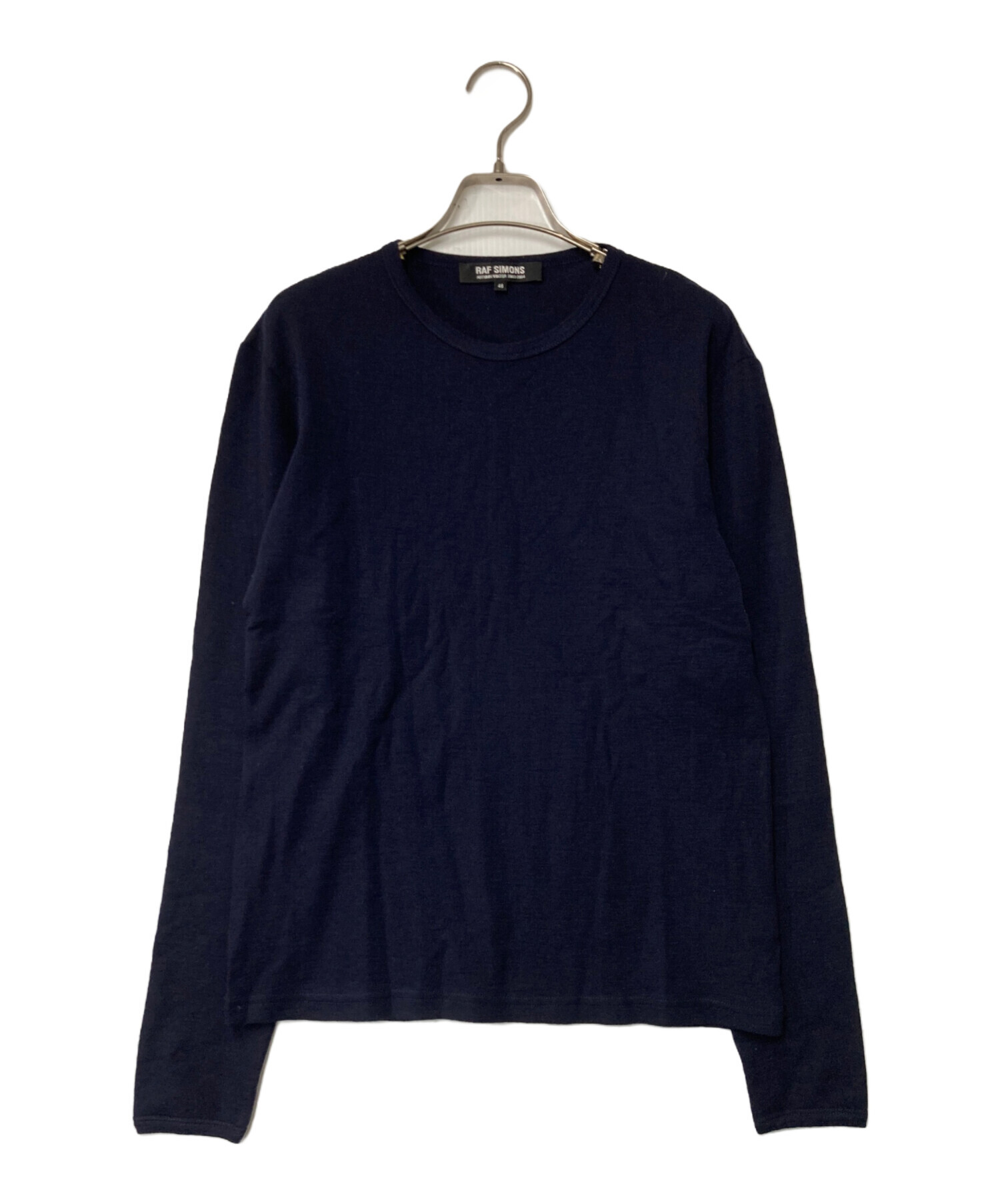 中古・古着通販】RAF SIMONS (ラフシモンズ) ウールニット ネイビー 