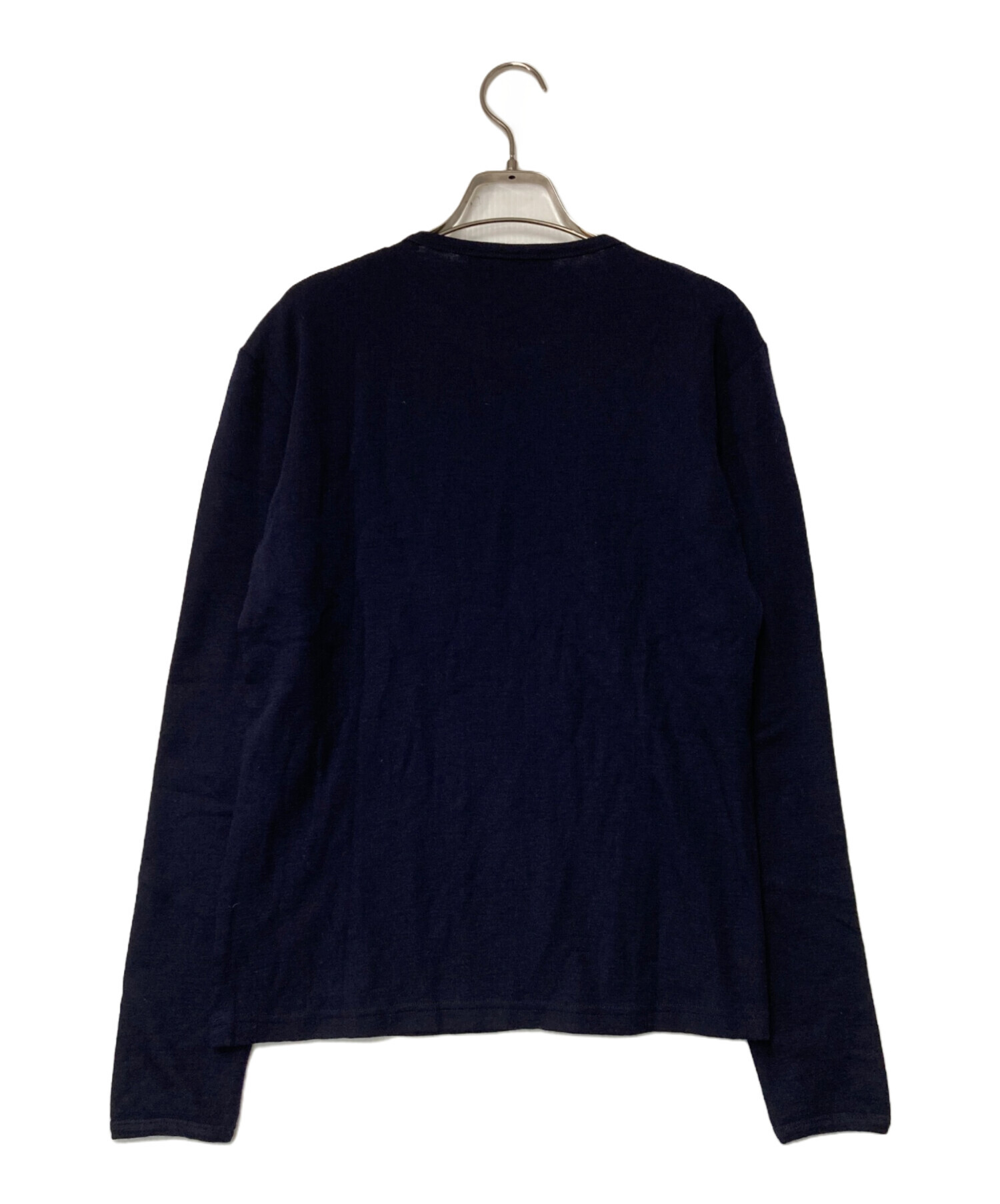 中古・古着通販】RAF SIMONS (ラフシモンズ) ウールニット ネイビー 