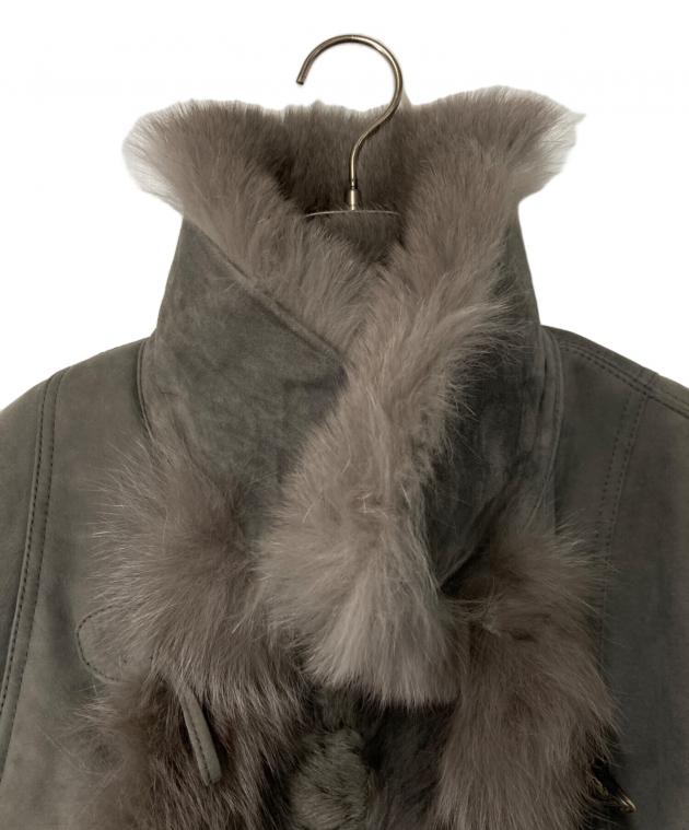 未使用近いクリーム2wayフード付Grace Classフォックス毛皮ジレ 未使用近い2wayフード付Grace Classフォックス ジレ レッキス - メルカリ