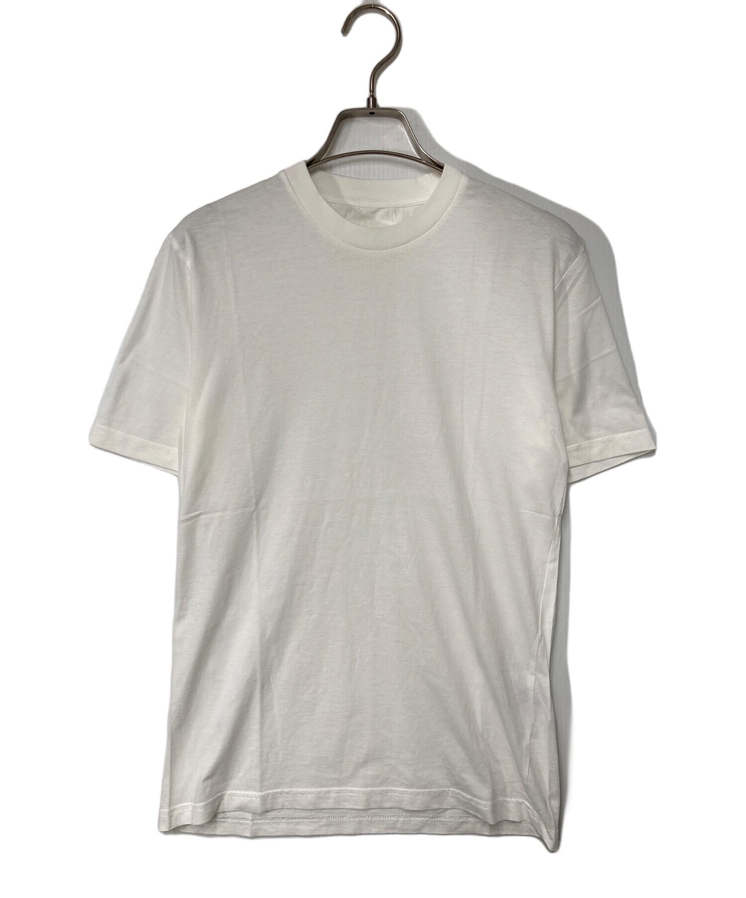 PRADA プラダ　Tシャツ　カットソー　ホワイト　半袖　近年モデル　XS 白 中古・古着通販】PRADA (プラダ) 三角パッチTシャツ ホワイト サイズ