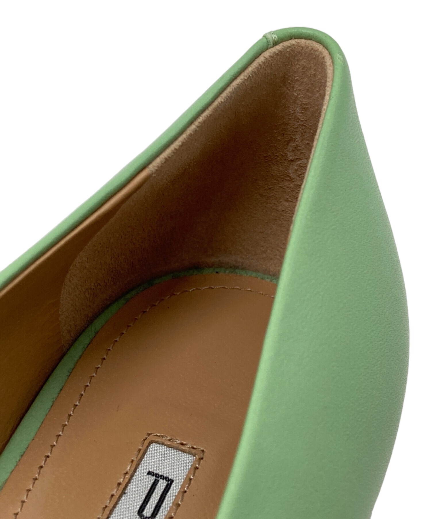 中古・古着通販】PELLICO (ペリーコ) スクエアトゥーパンプス グリーン