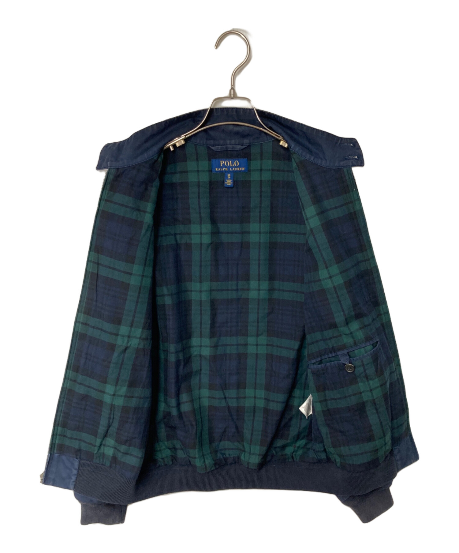 美品 ポロラルフローレン ナイロンジャケット ハリントンジャケット ポニー 刺繍 中古・古着通販】POLO RALPH LAUREN (ポロ・ラルフローレン) ポニー