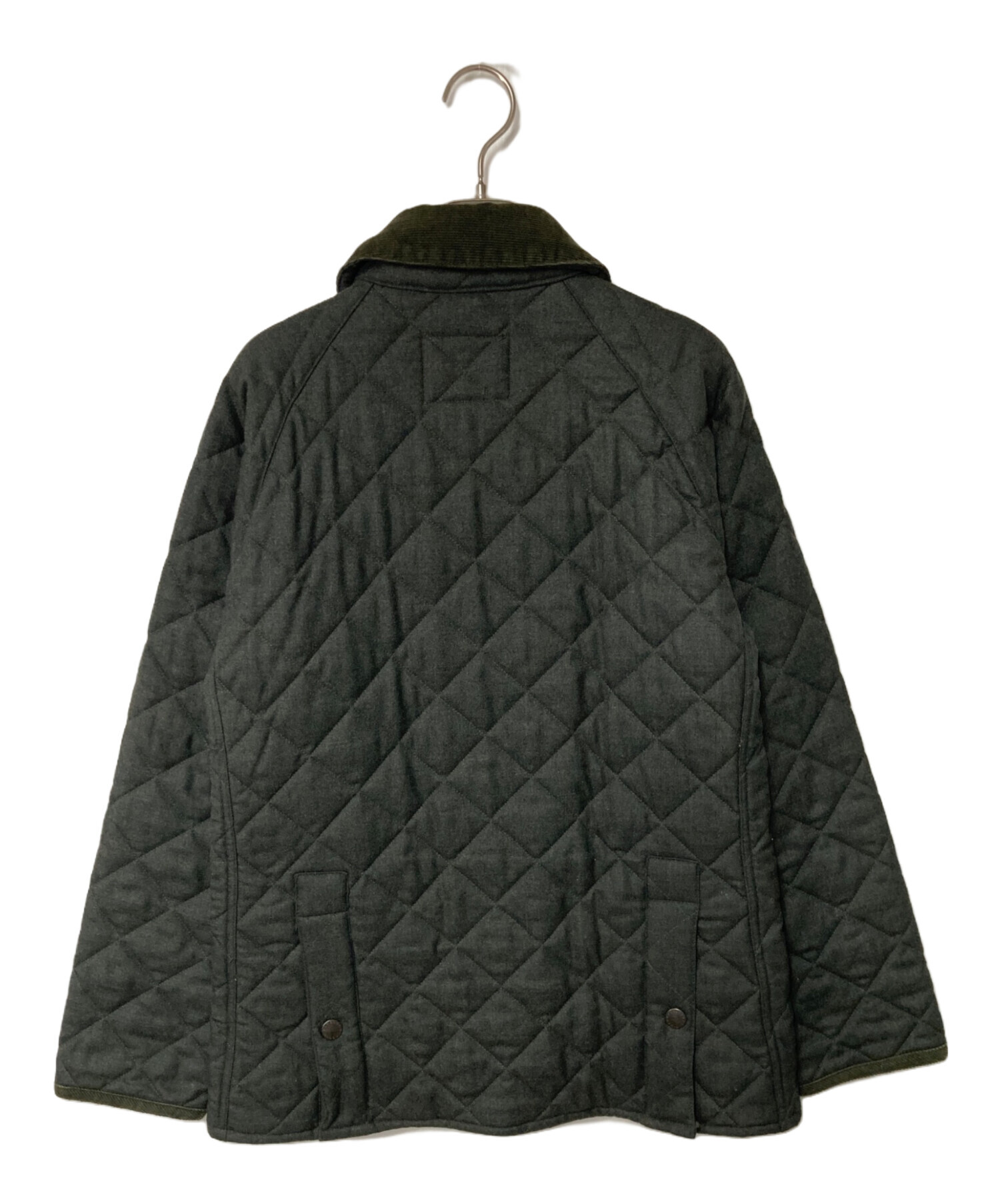 Barbour キルティングジャケット グレー 36サイズ Barbour キルティングジャケット グレー 36サイズ 中古・古着通販