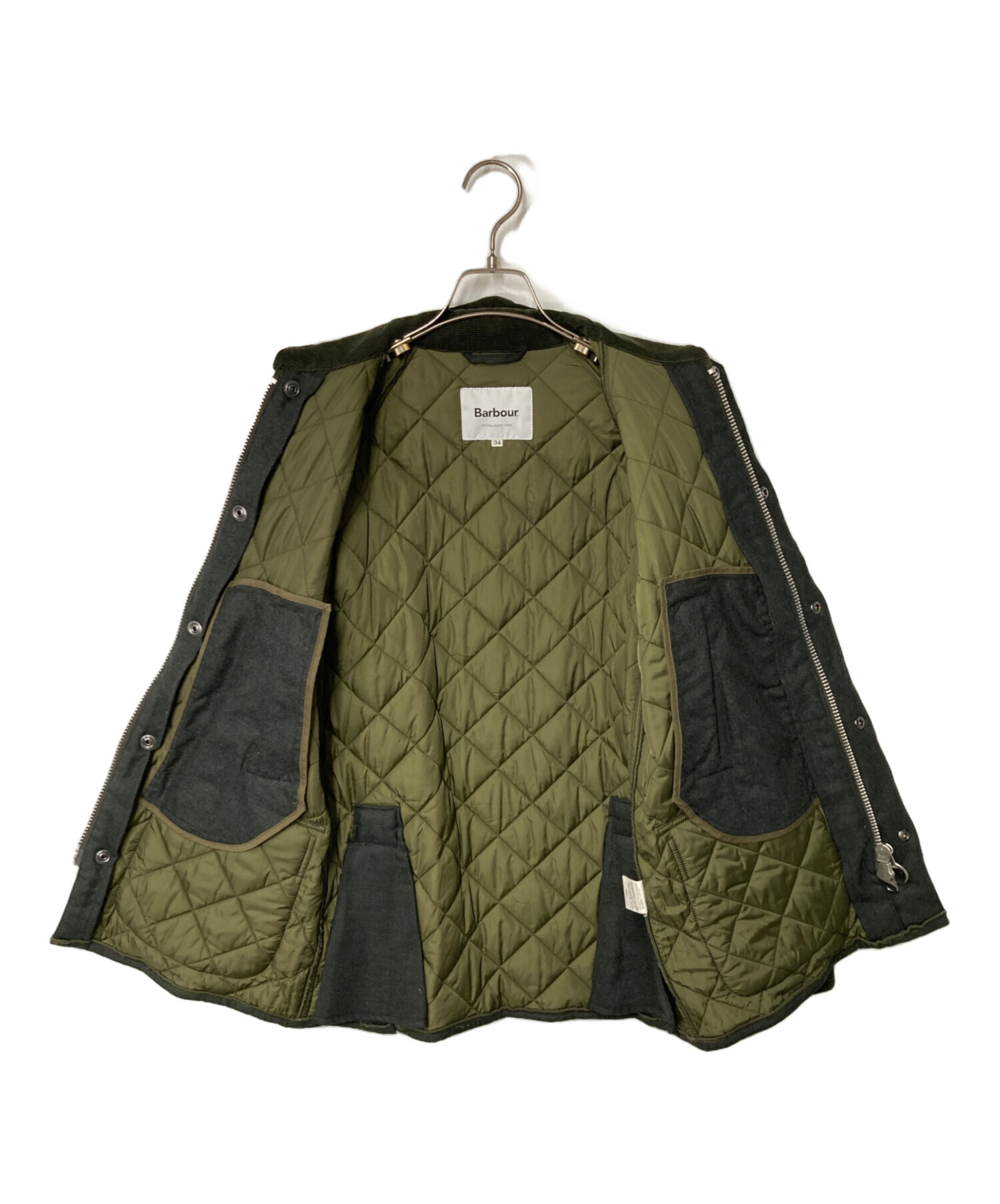 バブアー　キルティングジャケットships限定　サイズ34 中古・古着通販】Barbour (バブアー) SHIPS (シップス) 別注