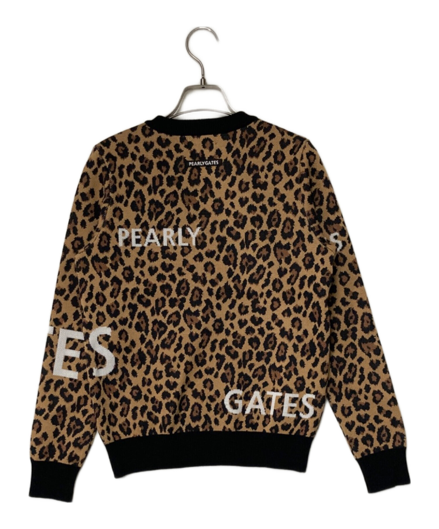 中古・古着通販】PEARLY GATES (パーリーゲイツ) レオパード柄 クルー