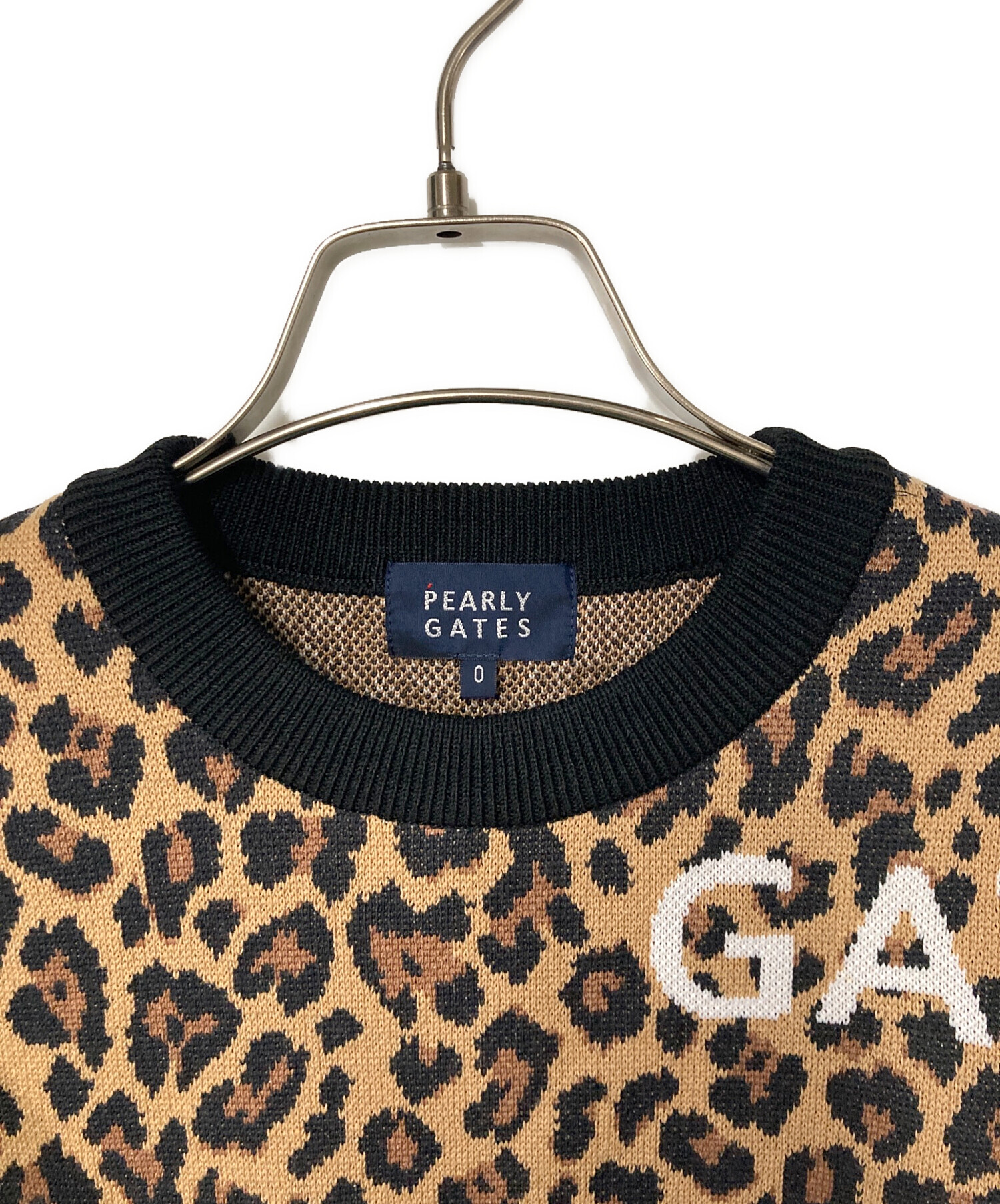 PEARLY GATES ヒョウ柄 クルーネックウェア PEARLY GATES ヒョウ柄 クルーネックウェア パーリーゲイツ 新作