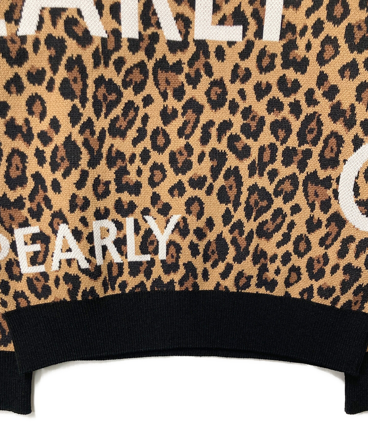 中古・古着通販】PEARLY GATES (パーリーゲイツ) レオパード柄 クルー