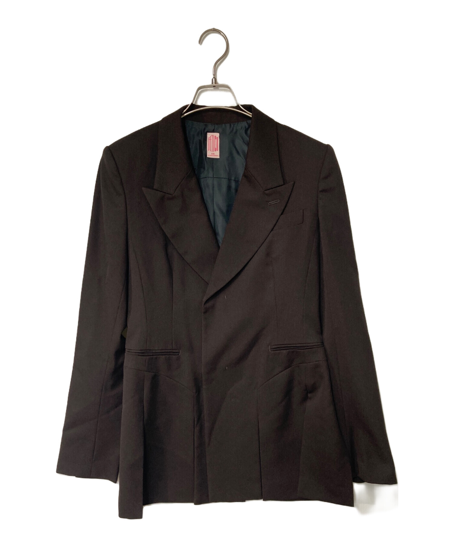 中古・古着通販】FETICO (フェティコ) WOOL GABARDINE SLIT JACKET 