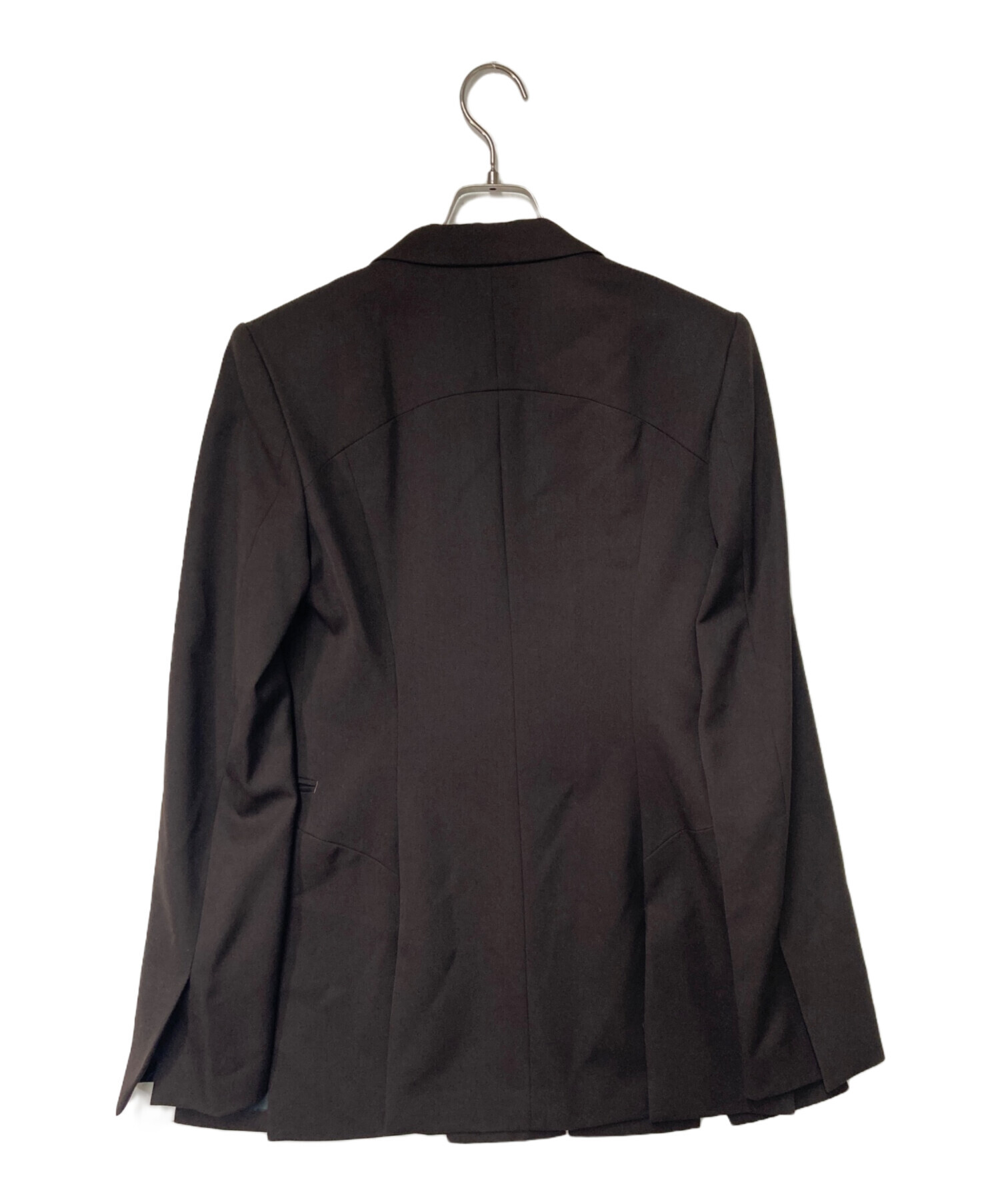 中古・古着通販】FETICO (フェティコ) WOOL GABARDINE SLIT JACKET 