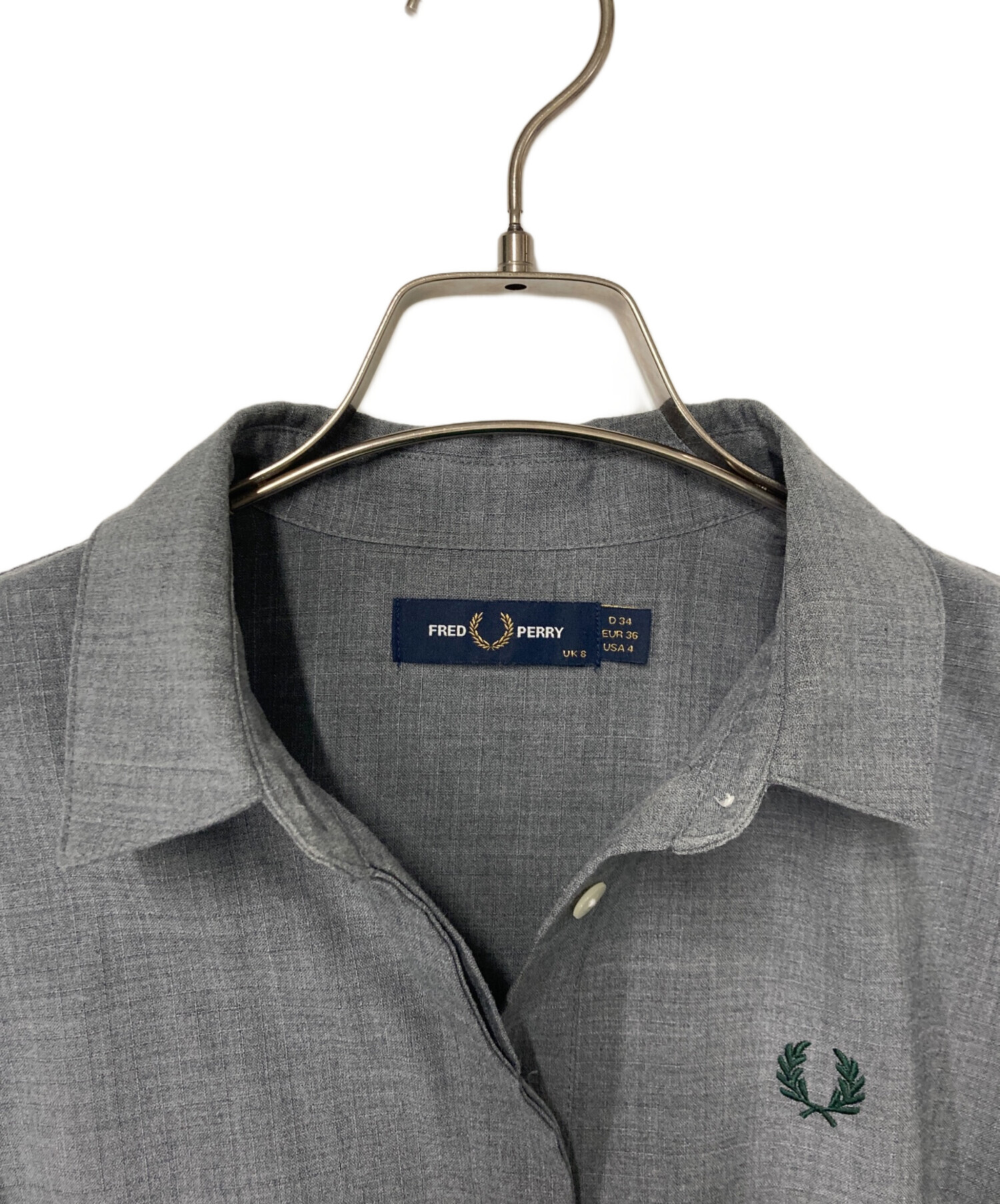 中古・古着通販】FRED PERRY (フレッドペリー) プリーツバックシャツ 