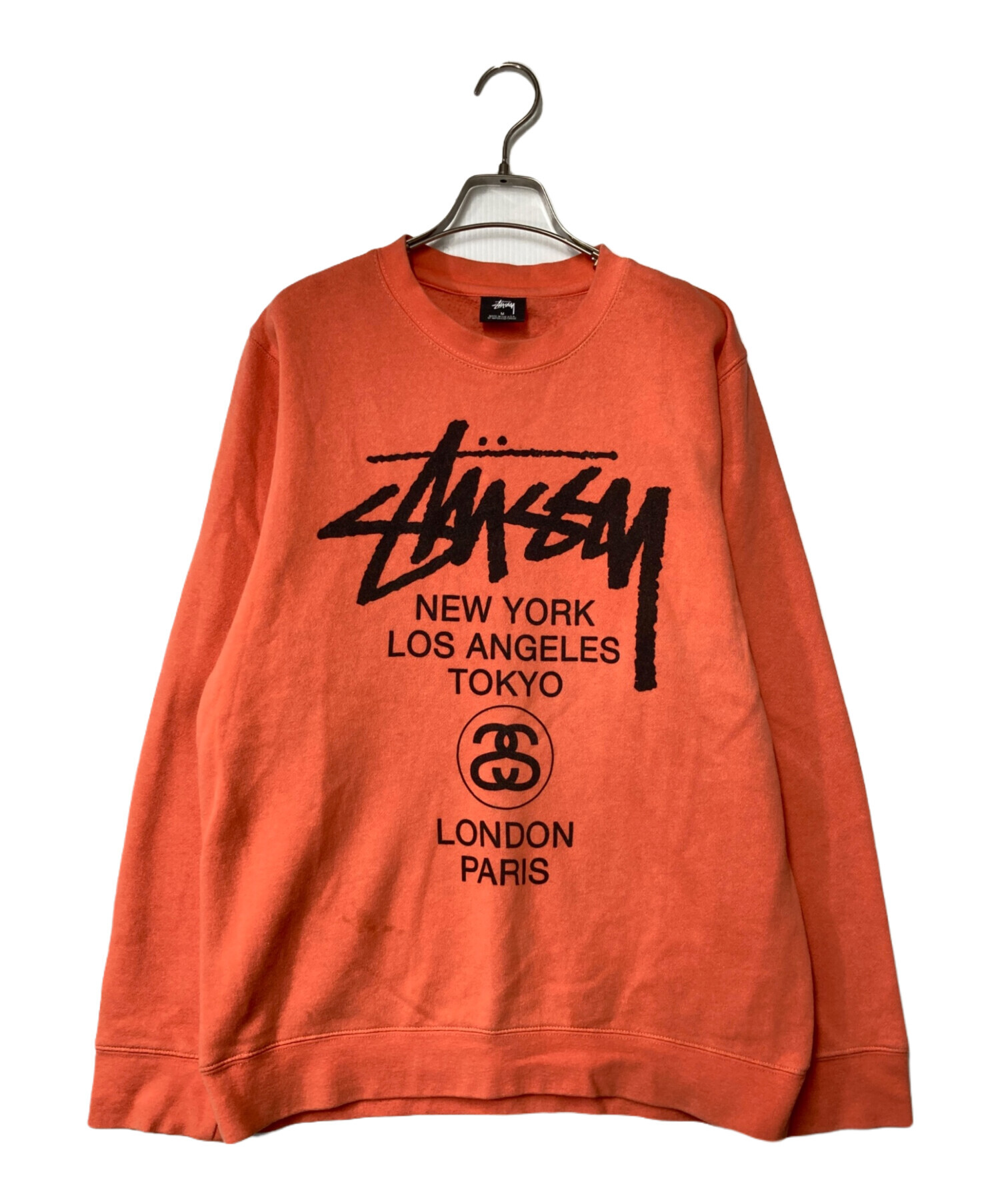中古・古着通販】stussy (ステューシー) ロゴスウェット USA製