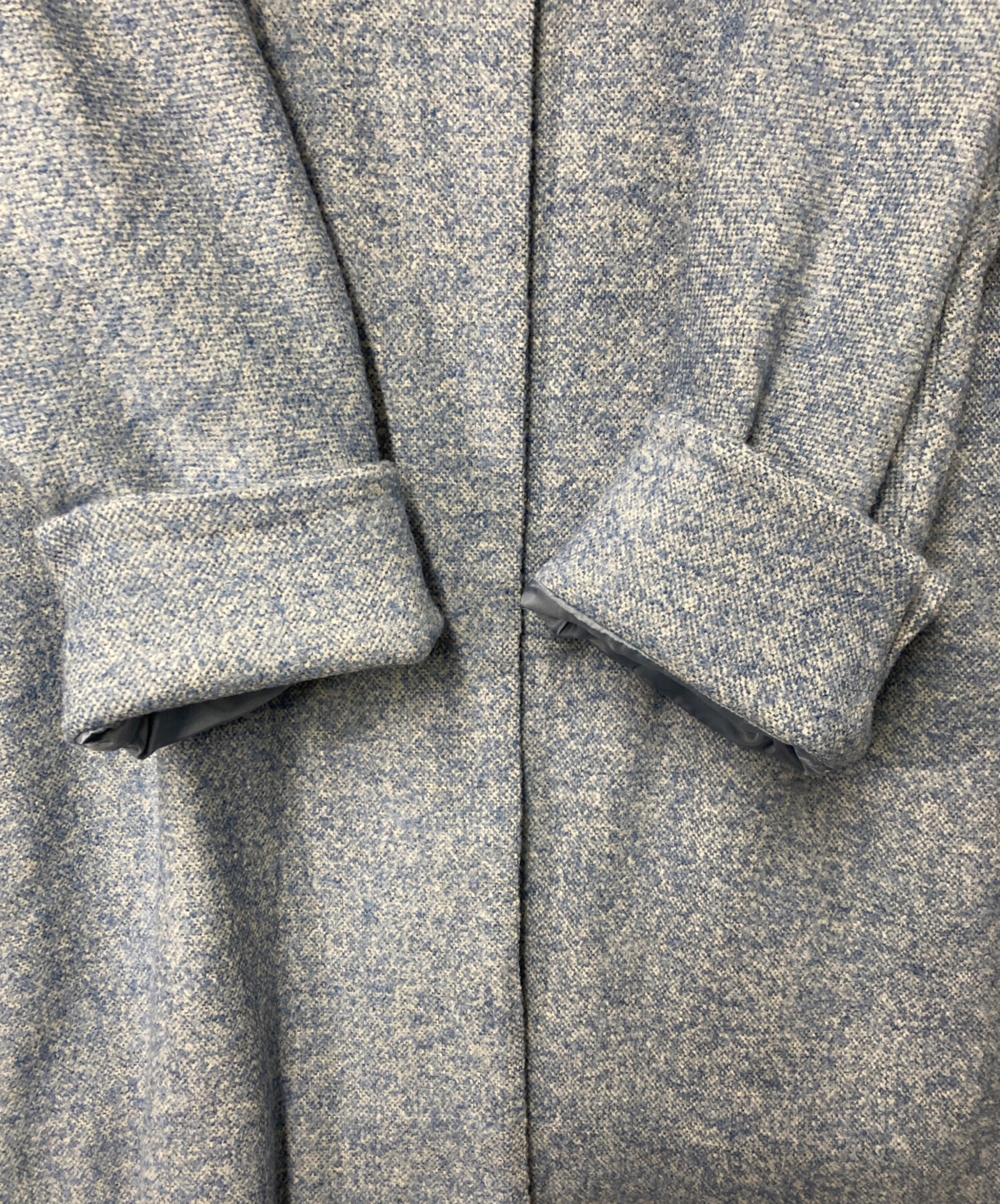 中古・古着通販】Leilian (レリアン) ツイード比翼スタンドカラー