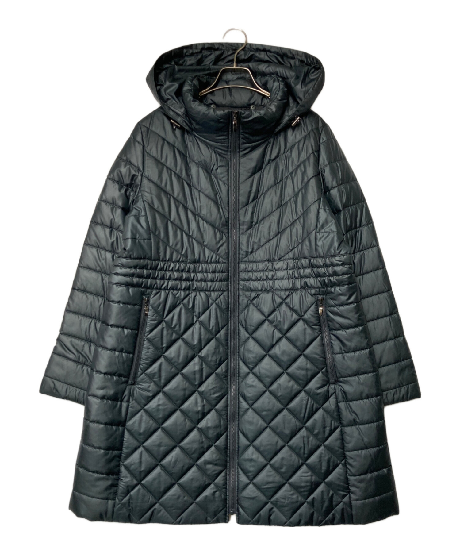 【Leilian】超美品！イタリア製生地使用 中綿入キルティングコート 9号 中古・古着通販】LEILIAN WHITE LABEL (レリアン ホワイトレーベル