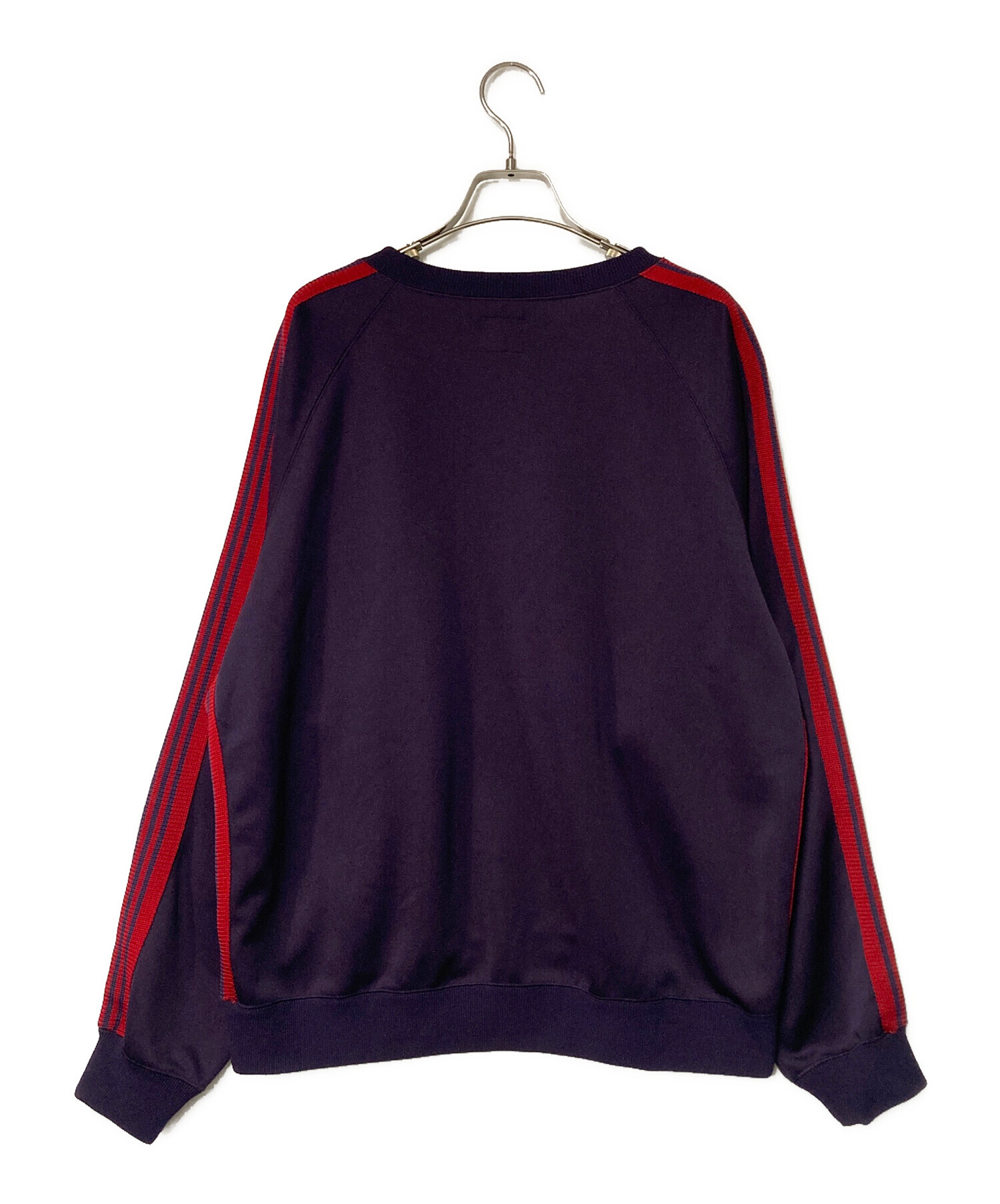 【美品】Needlesトラックスウェット黒紫 M Track Crew Neck 中古・古着通販】Needles (ニードルズ) Track Crew Neck Shirt