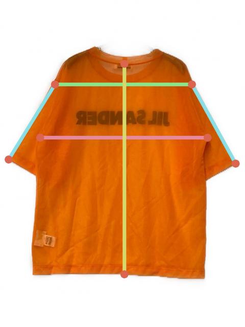 JIL SANDER ジルサンダー カジュアルシャツ XS オレンジ 【古着】【中古】【送料無料】 中古・古着通販】JIL SANDER (ジルサンダー) 半袖レーヨンシャツ