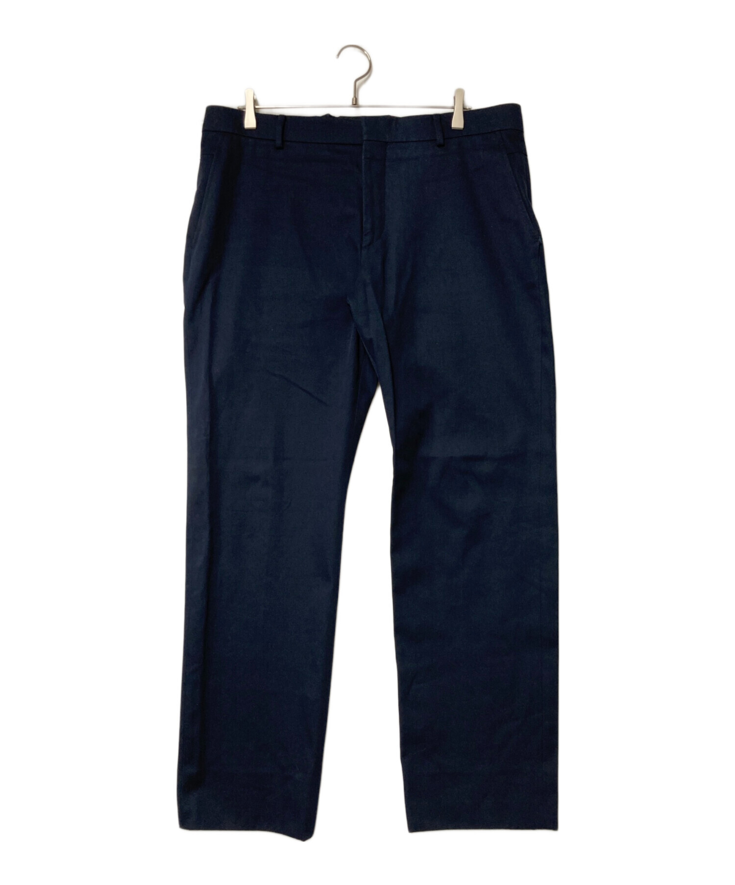 HERMES ドクロ ストライプ柄 コットンシャツ セリエボタン /X195