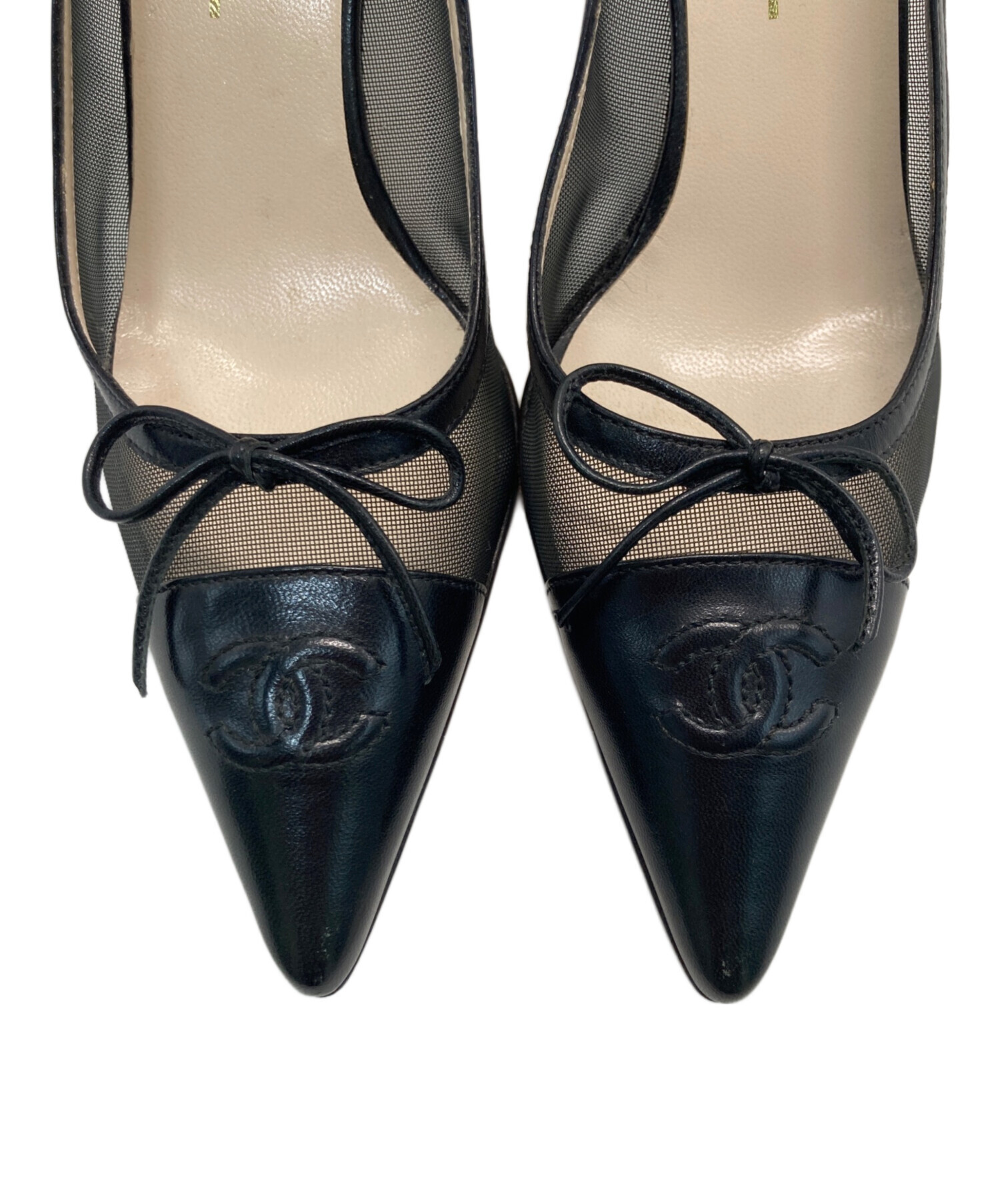 中古・古着通販】CHANEL (シャネル) ココマーク メッシュ ヒール