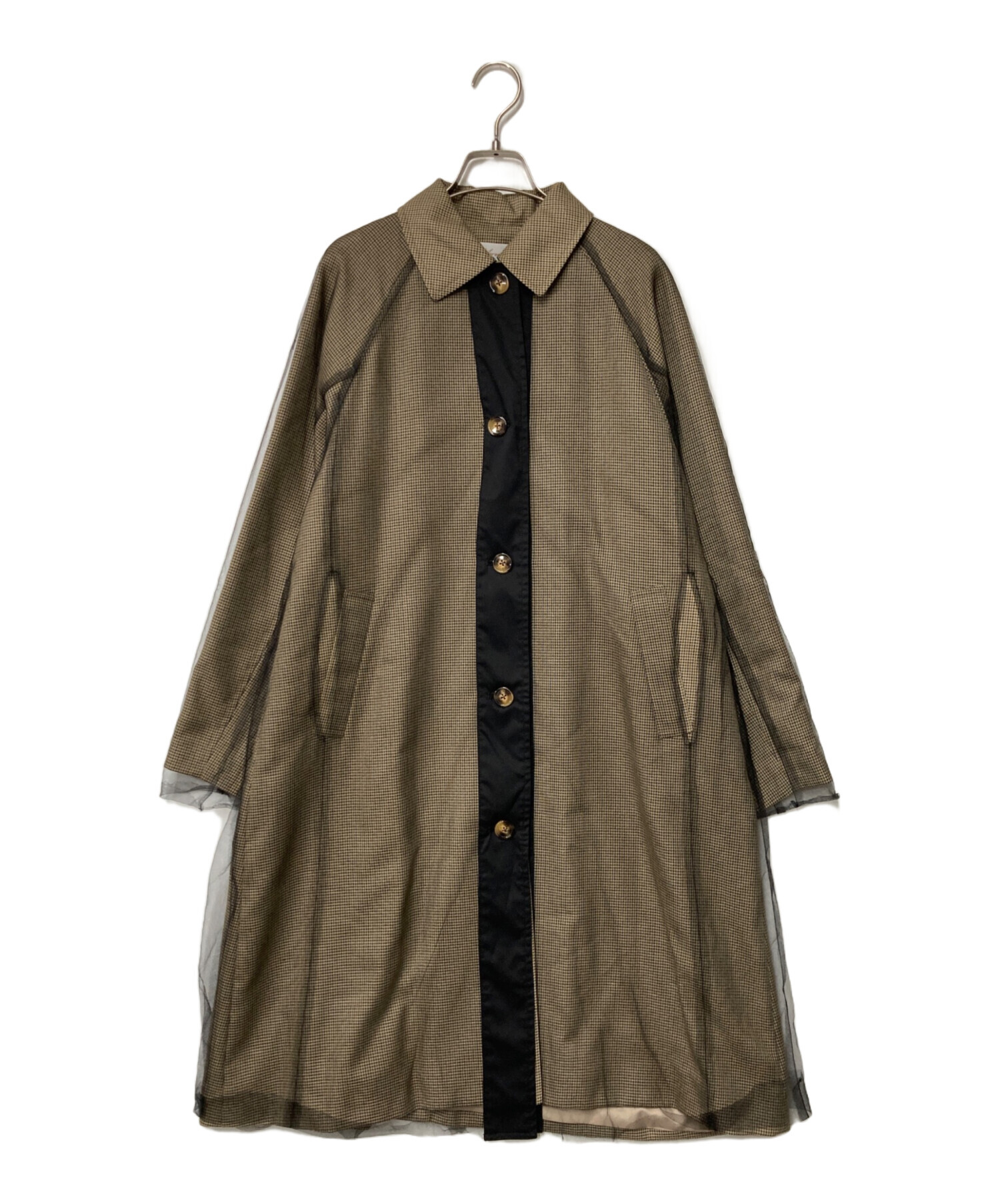 中古・古着通販】HERENCIA (ヘレンチア) チュールドッキングコート