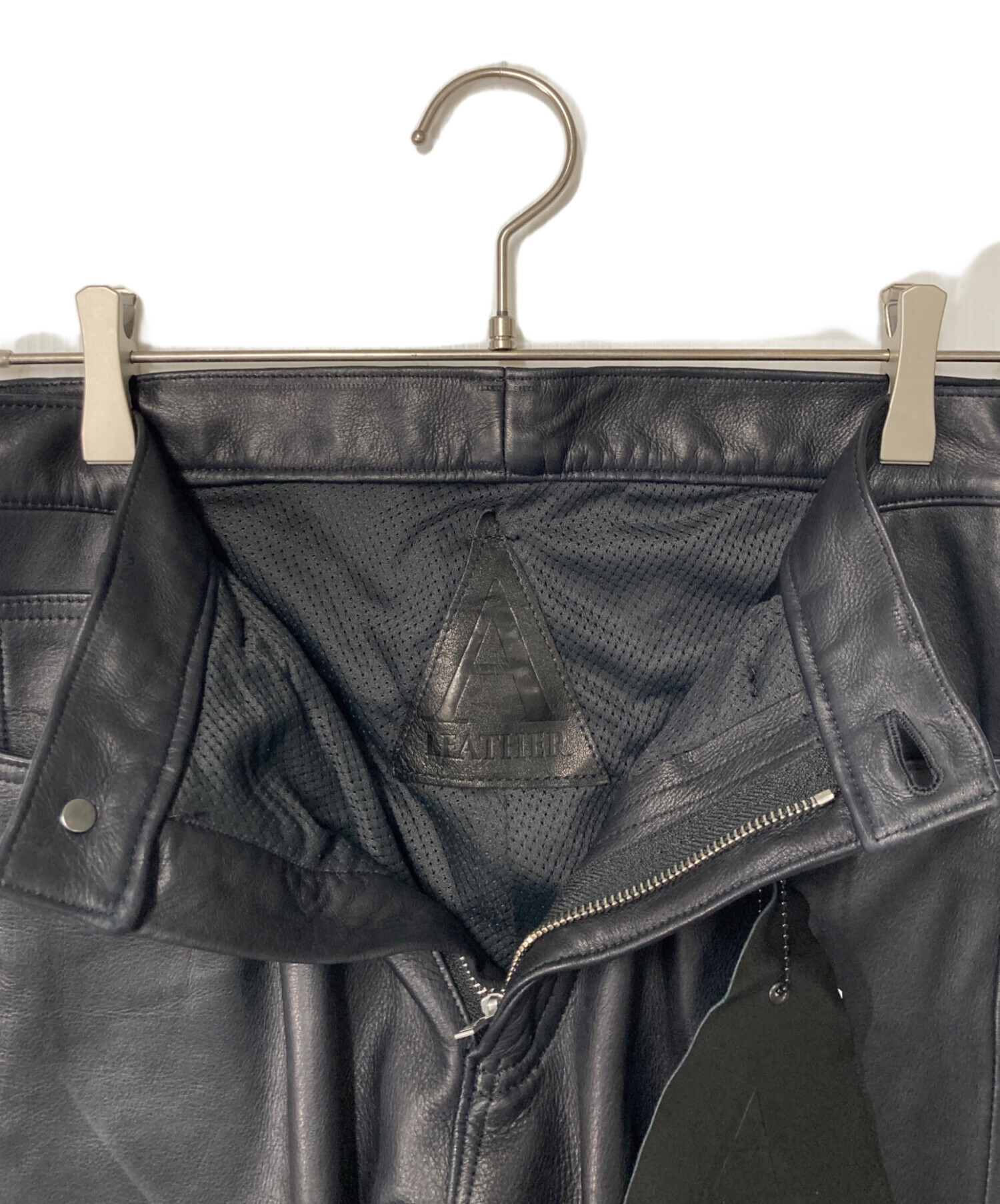 中古・古着通販】A LEATHER (ア レザー) ディアスキン レザーパンツ