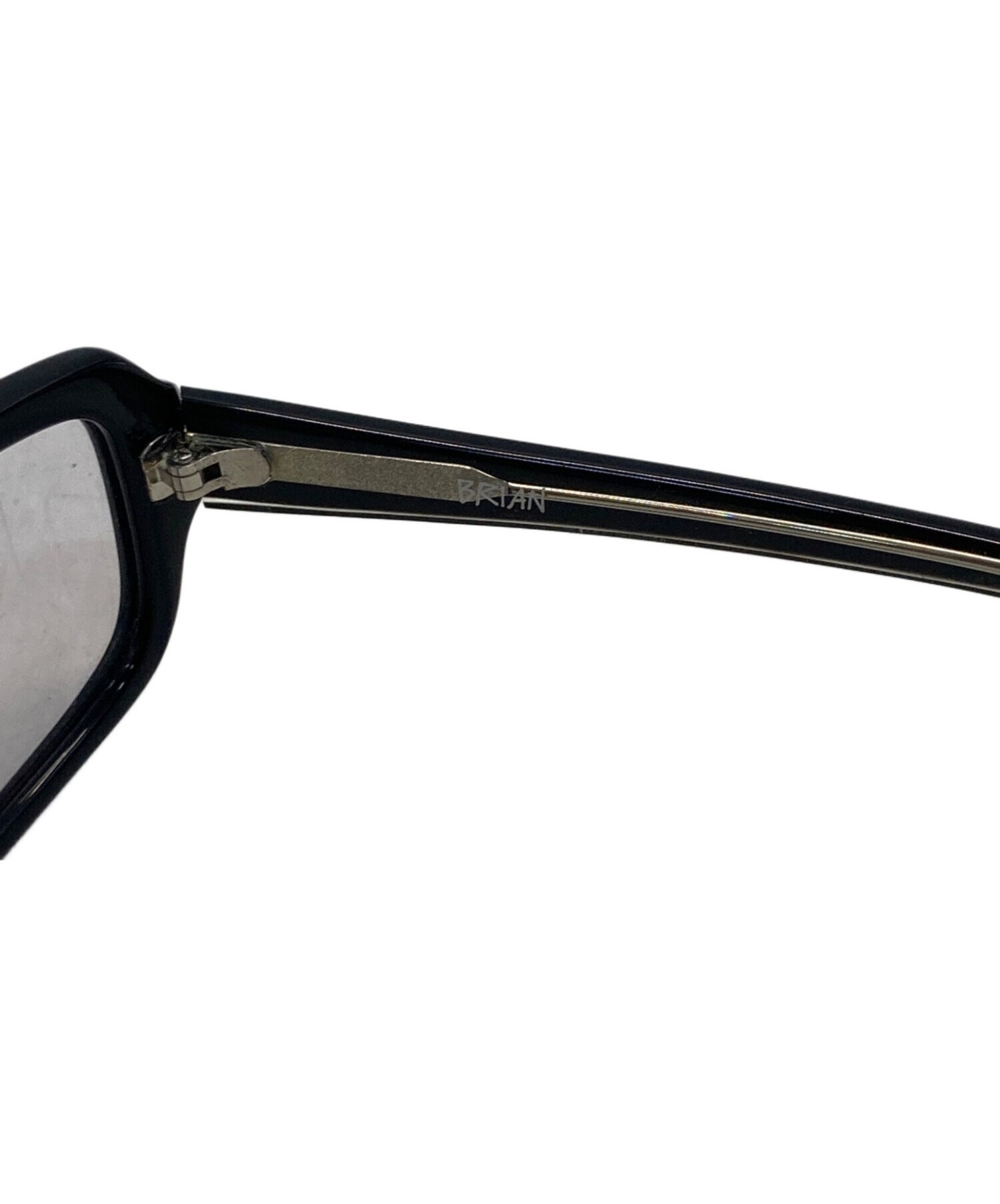 STUSSY 眼鏡 Brian ブラックフレーム 美used 中古・古着通販】stussy (ステューシー) BRIAN ブラック｜ブランド