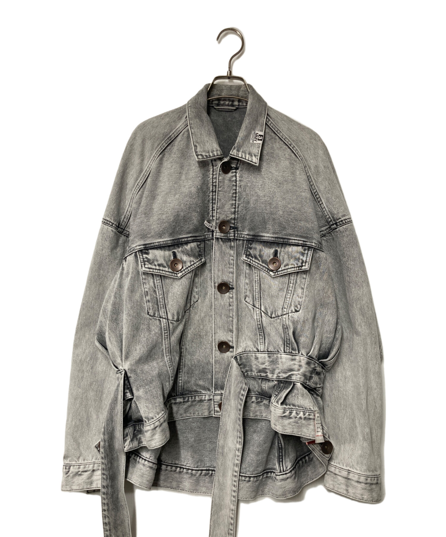 Maison MIHARA YASUHIRO(メゾンミハラヤスヒロ) オーバーサイズ ショートジャケット レディース  38【中古】【ブランド古着バズストア】 中古・古着通販】Maison MIHARA YASUHIRO (メゾン ミハラ ヤスヒロ