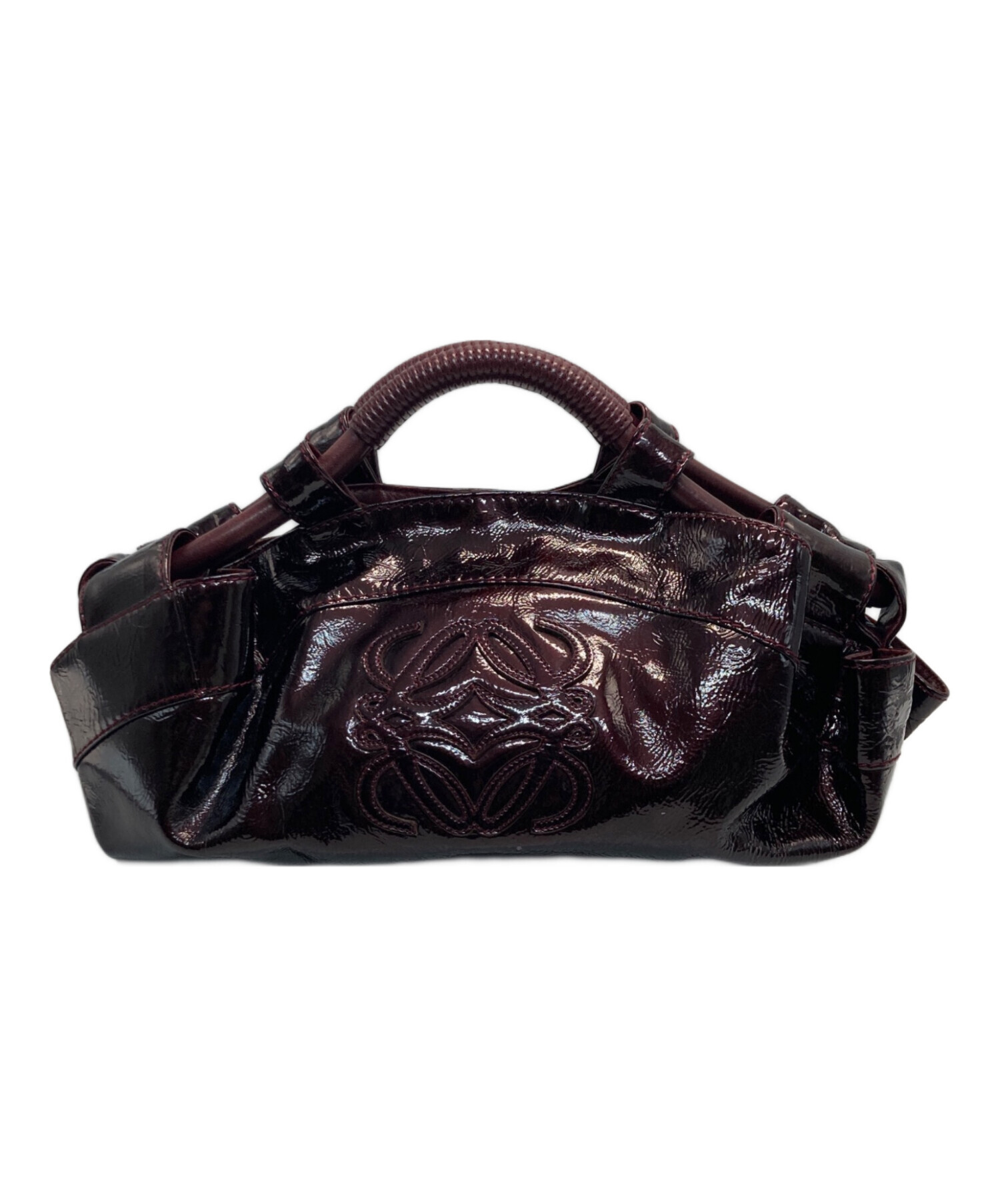 値下げ　美品LOEWE ナッパアイレエナメルチャーム付き 中古・古着通販】LOEWE (ロエベ) ナッパアイレ アナグラム エナメル