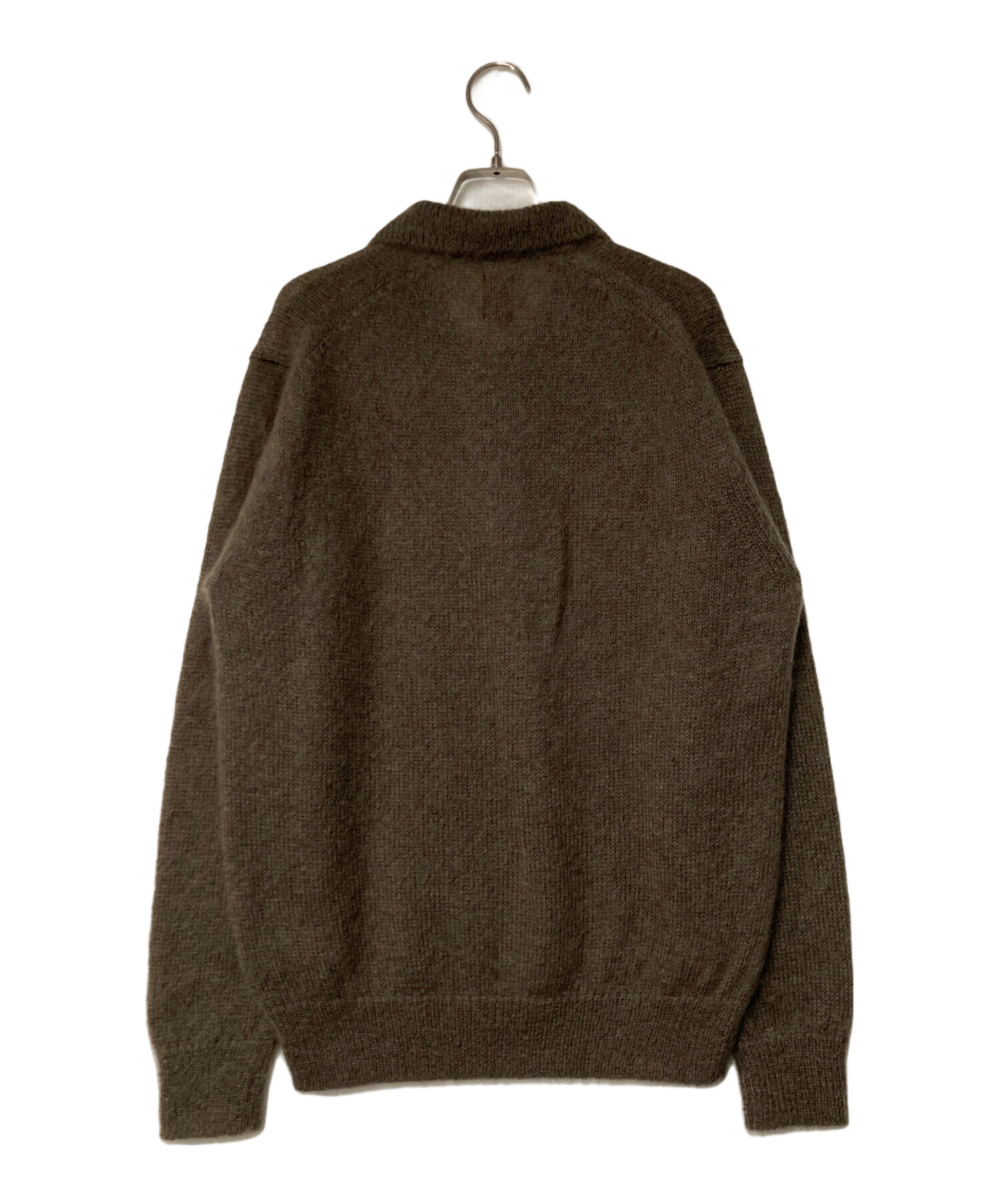 中古・古着通販】BATONER (バトナ―) PURE MOHAIR POLO ブラウン サイズ 