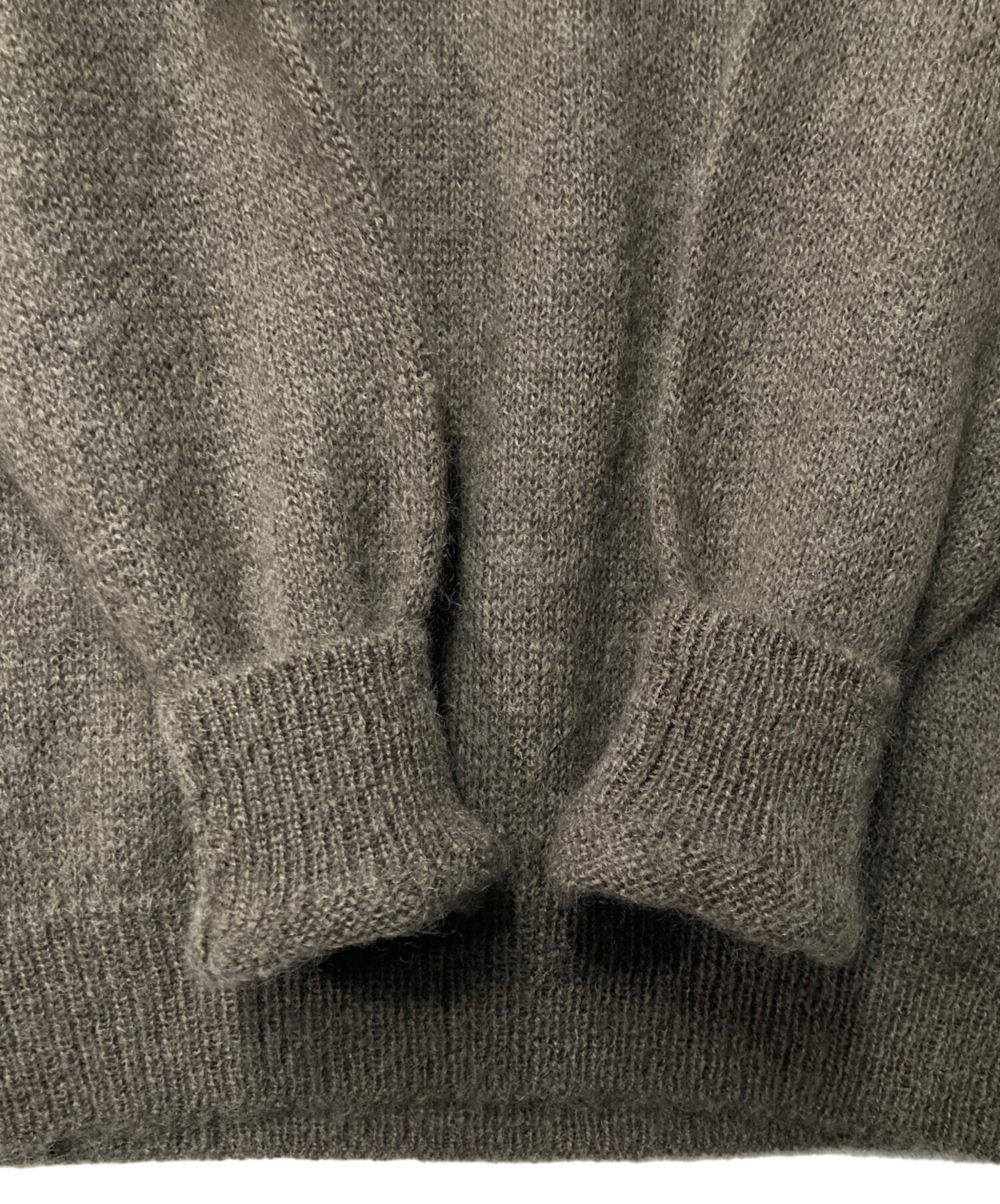 中古・古着通販】BATONER (バトナ―) PURE MOHAIR POLO ブラウン サイズ 