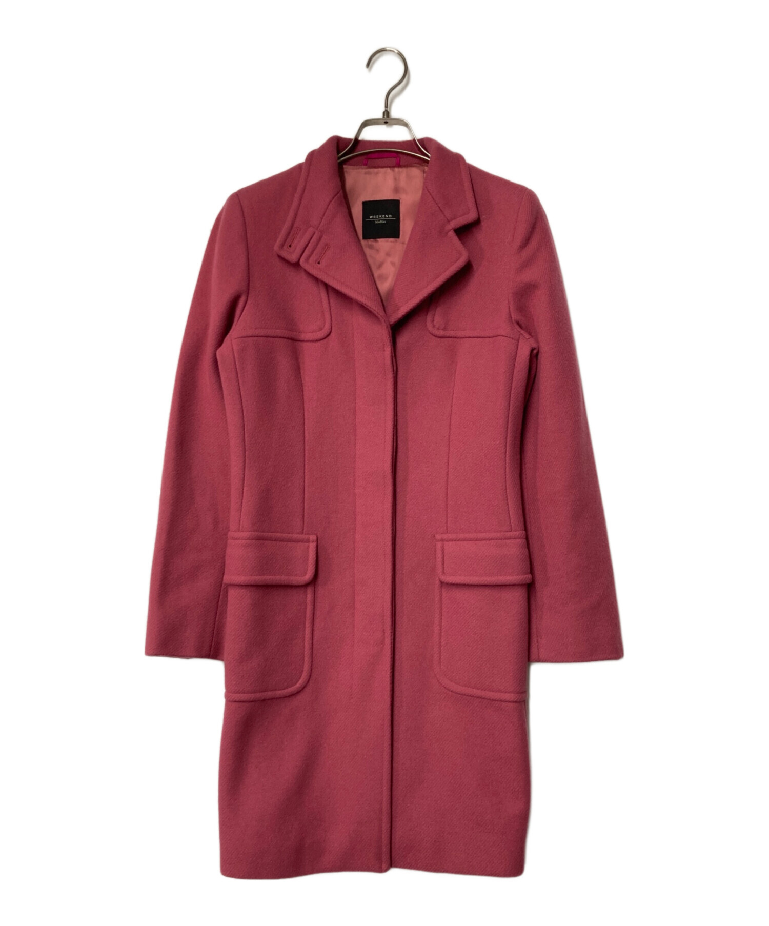 美品⁂マックスマーラ⁂イブルース⁂ウールチェスターコート　イタリア製　レッド 中古・古着通販】Weekend Max Mara (ウィークエンド マックスマーラ