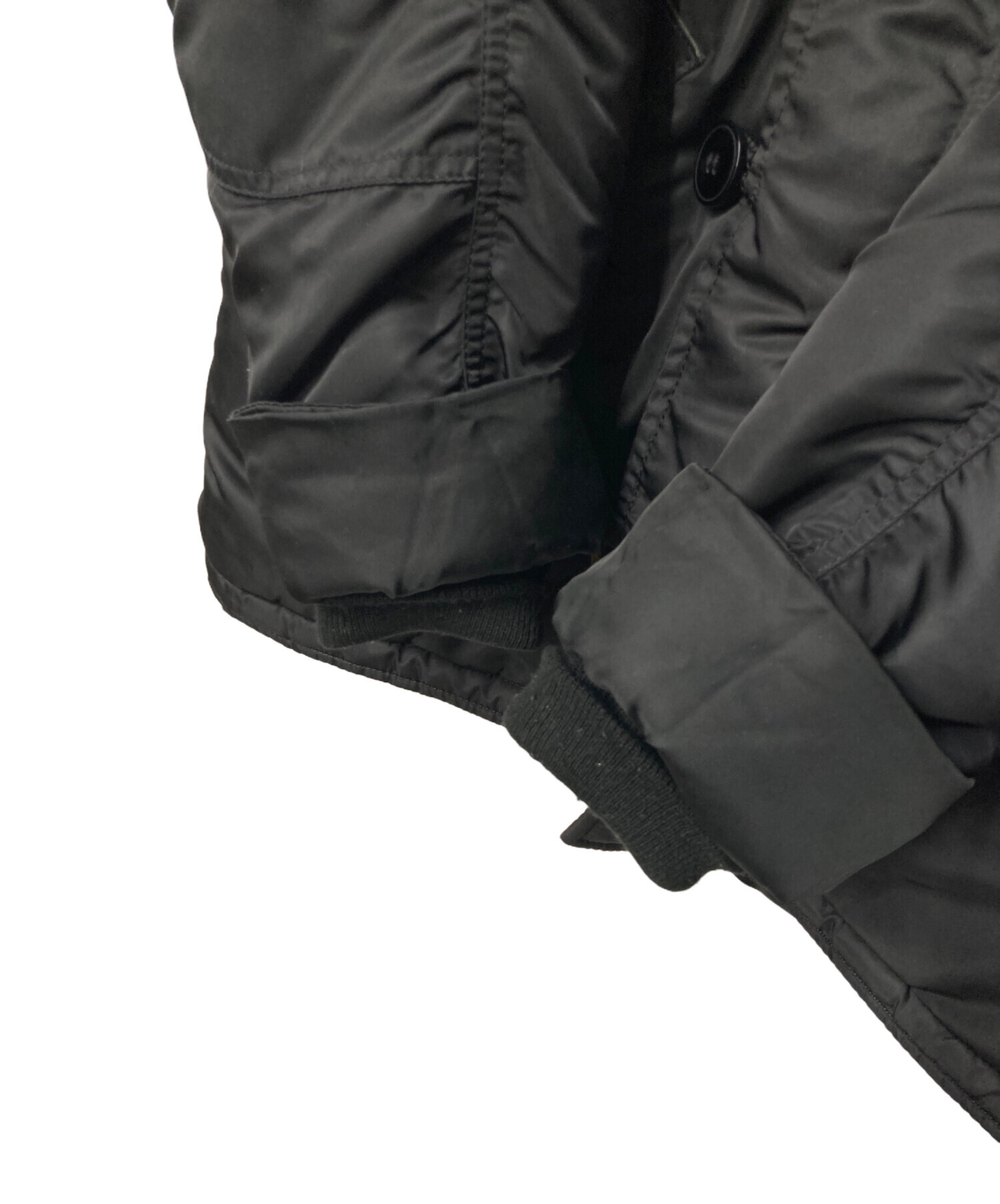 中古・古着通販】ALPHA (アルファ) N-3B フライトジャケット ブラック