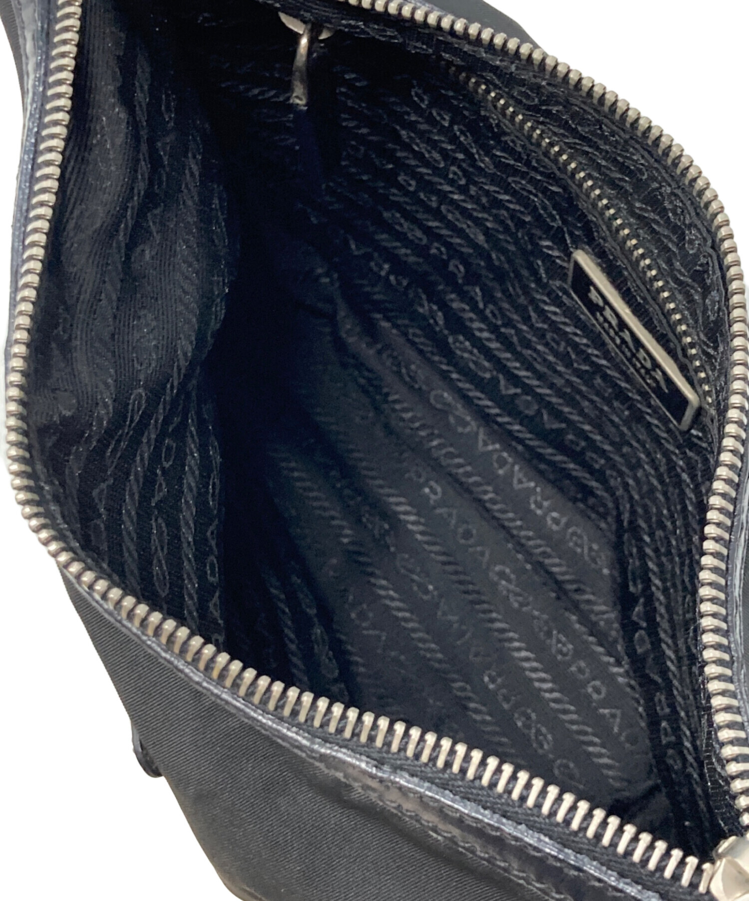 中古・古着通販】PRADA (プラダ) ロゴプレート ワンショルダーバッグ