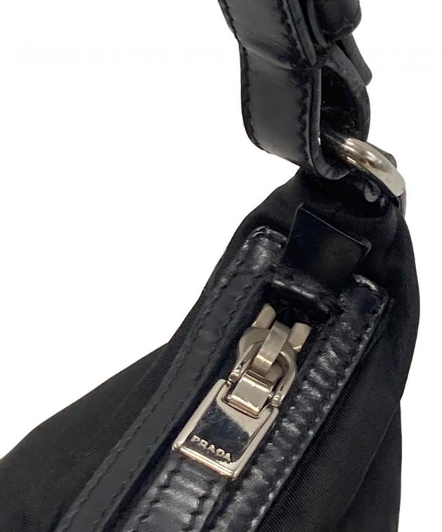 中古・古着通販】PRADA (プラダ) ロゴプレート ワンショルダーバッグ