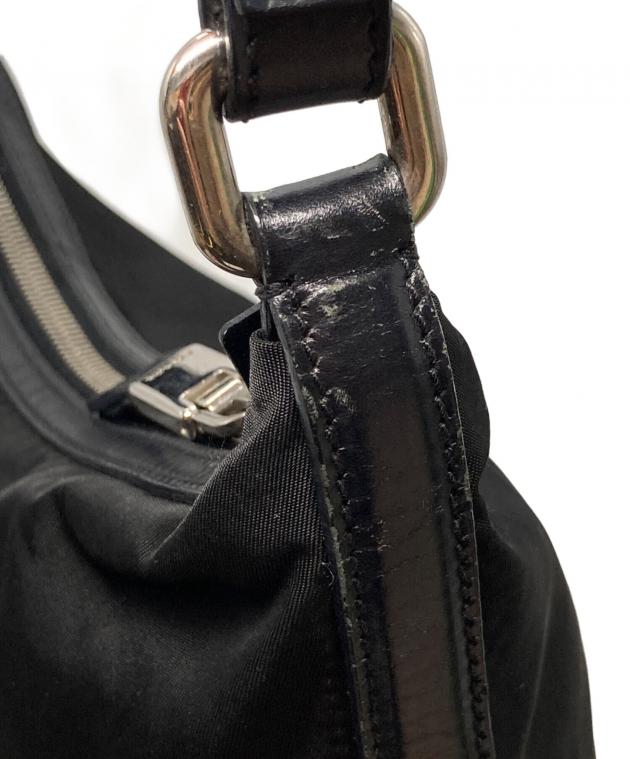 中古・古着通販】PRADA (プラダ) ロゴプレート ワンショルダーバッグ