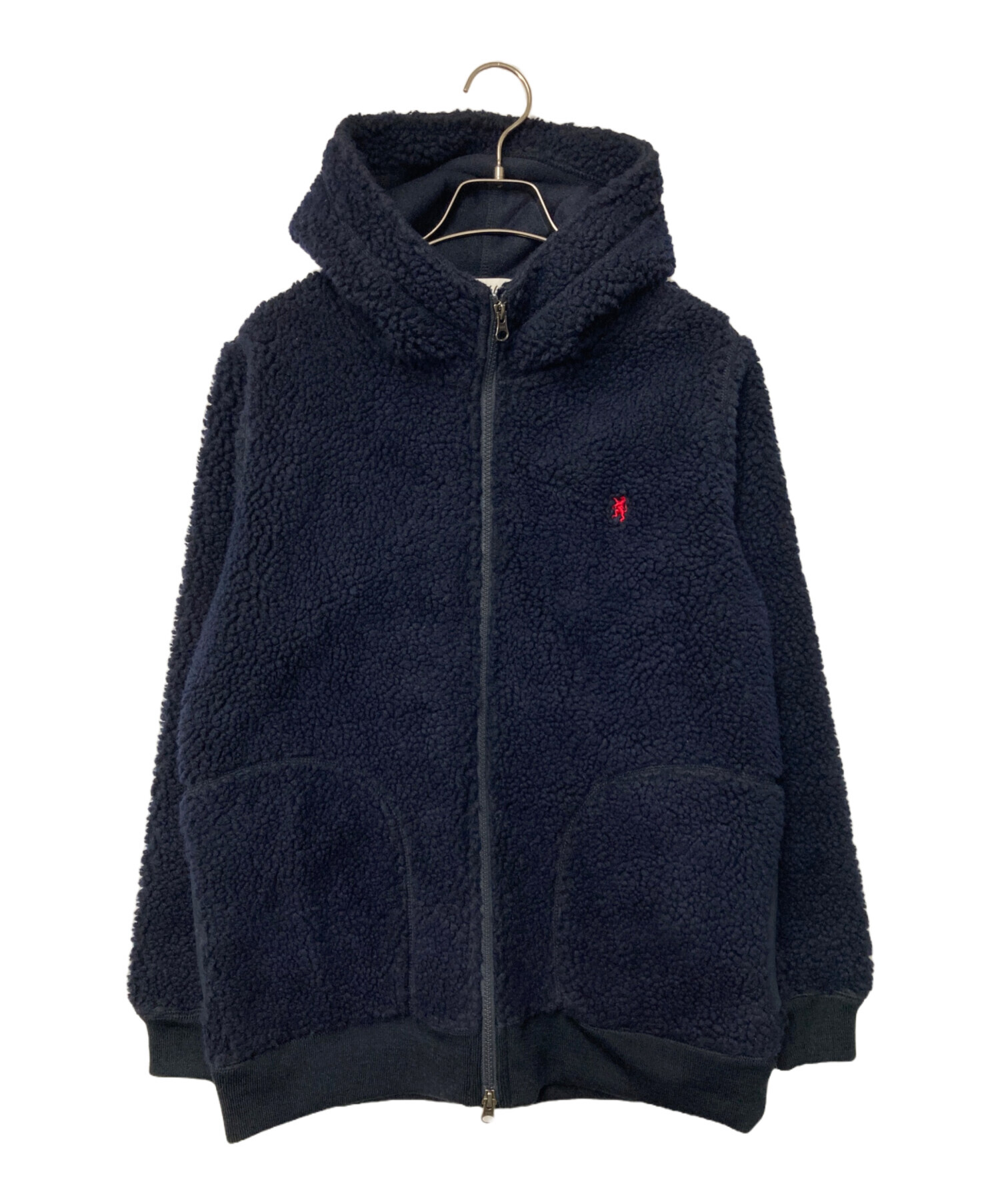 中古・古着通販】Gymphlex (ジムフレックス) ジップアップフードボア 