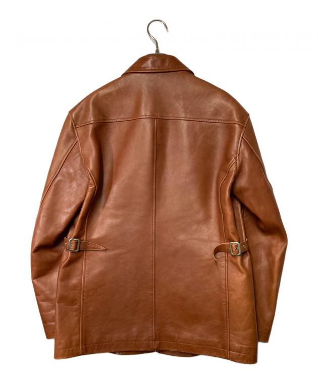 中古・古着通販】HAROLD'S GEAR (ハロルズギア) レザーコート ブラウン