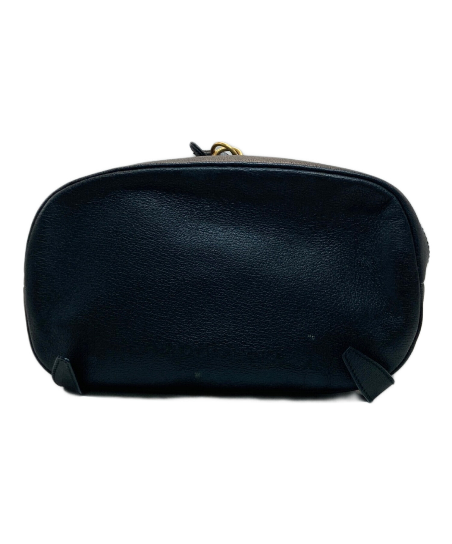 GUCCI 黒 スエードレザー 巾着型バックパック 中古・古着通販】GUCCI (グッチ) バンブー スエード 巾着リュック