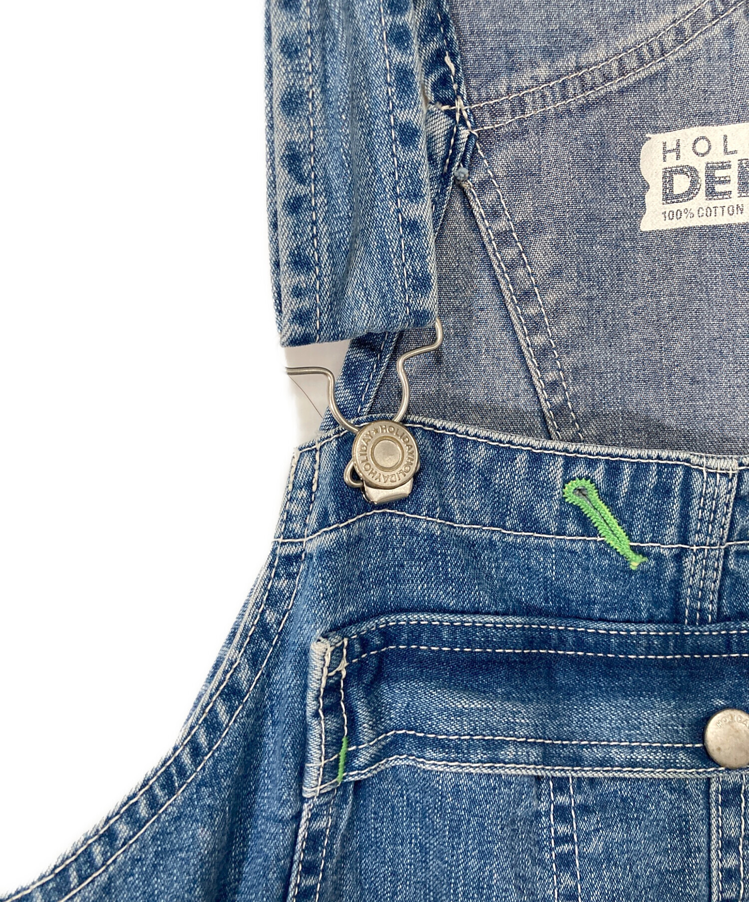 中古・古着通販】holiday (ホリデー) BIG DENIM OVER-ALL インディゴ 