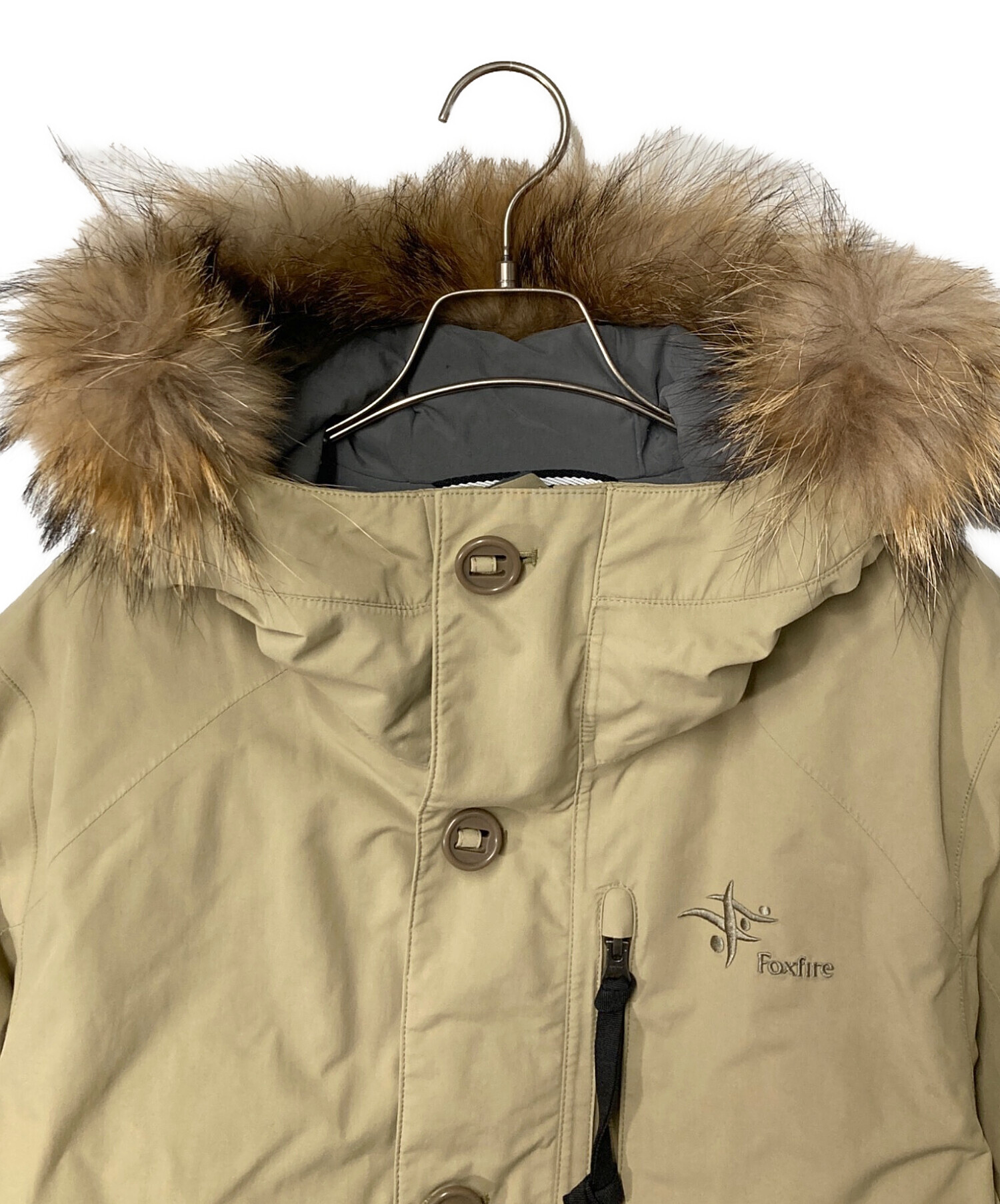 フォックスファイヤー フィッシングジャケットM 短丈 モカベージュ フォックスファイヤー フィッシングジャケットM 短丈 モカベージュ