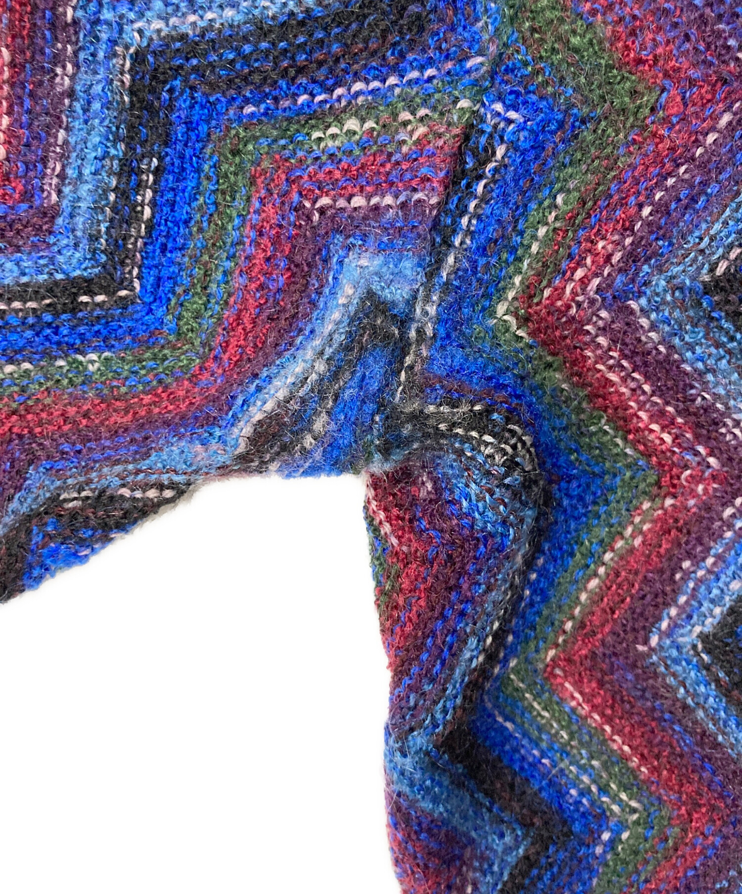 中古・古着通販】missoni (ミッソーニ) 総柄 ジグザグ モヘヤ混ニット